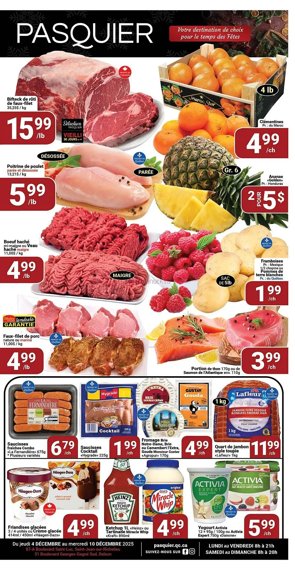 Pasquier flyer from December 4 to December 10 2025 - flyer page 1
