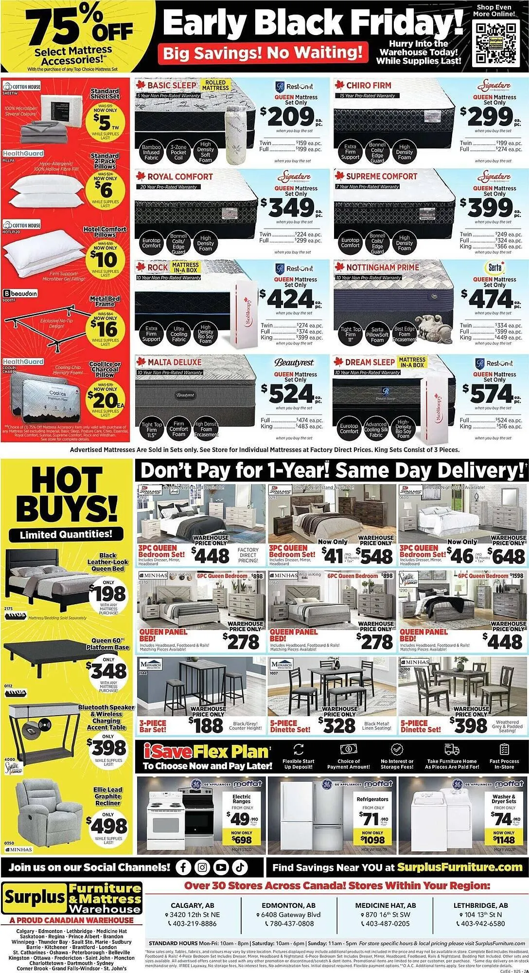 Surplus Furniture flyer from November 17 to November 24 2025 - flyer page 2