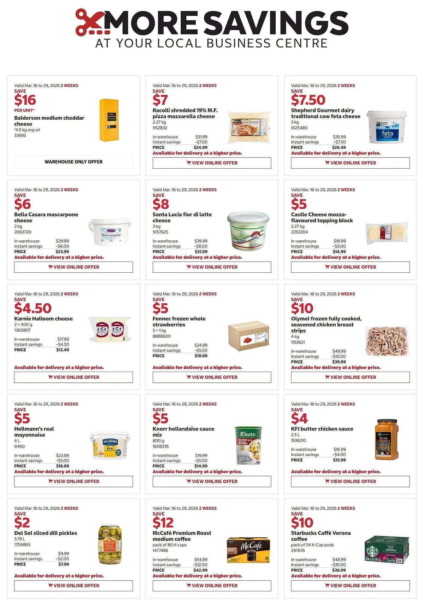 Costco flyer from March 16 to March 30 2026 - flyer page 1