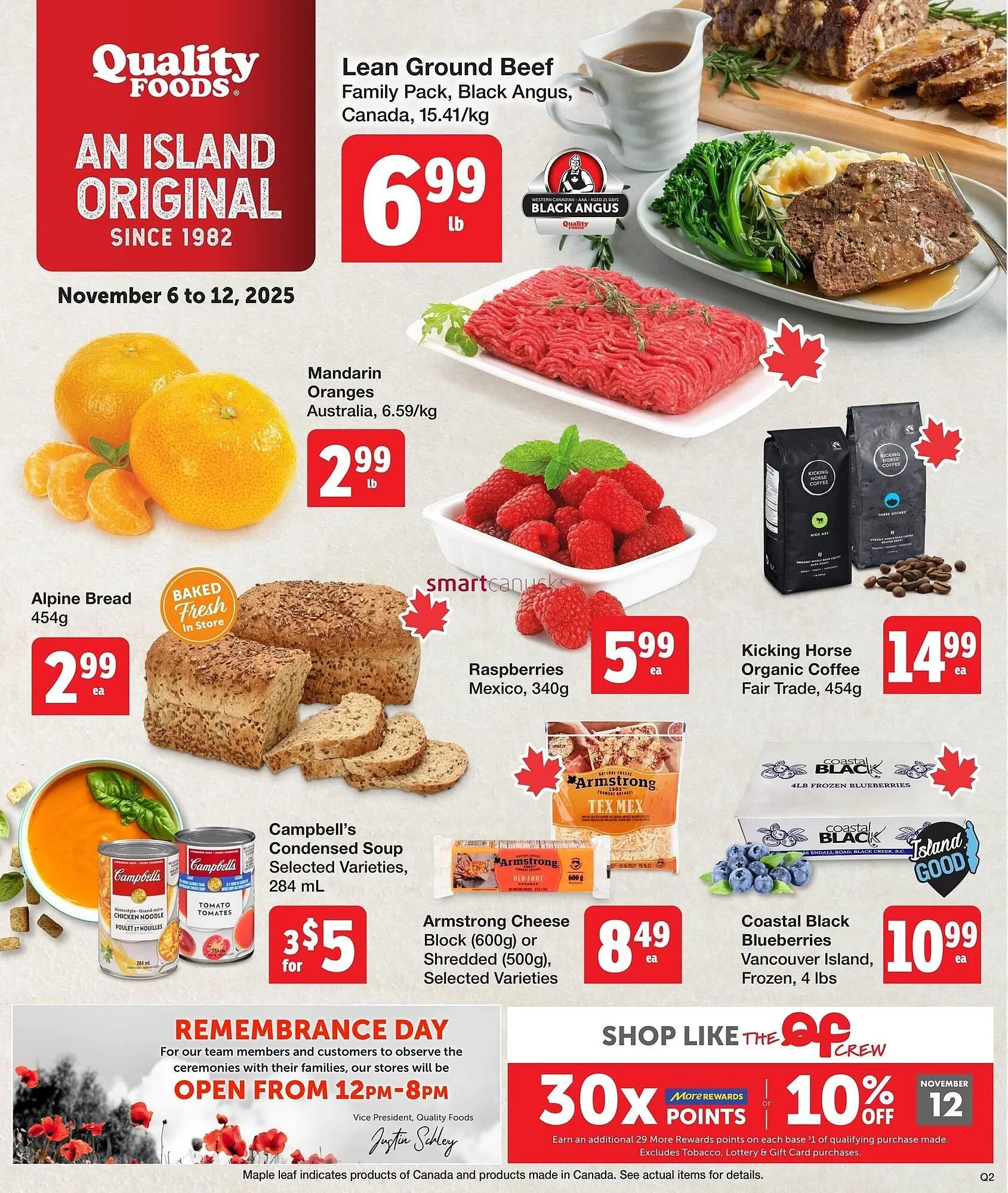 Quality Foods flyer from November 6 to November 12 2025 - flyer page 1