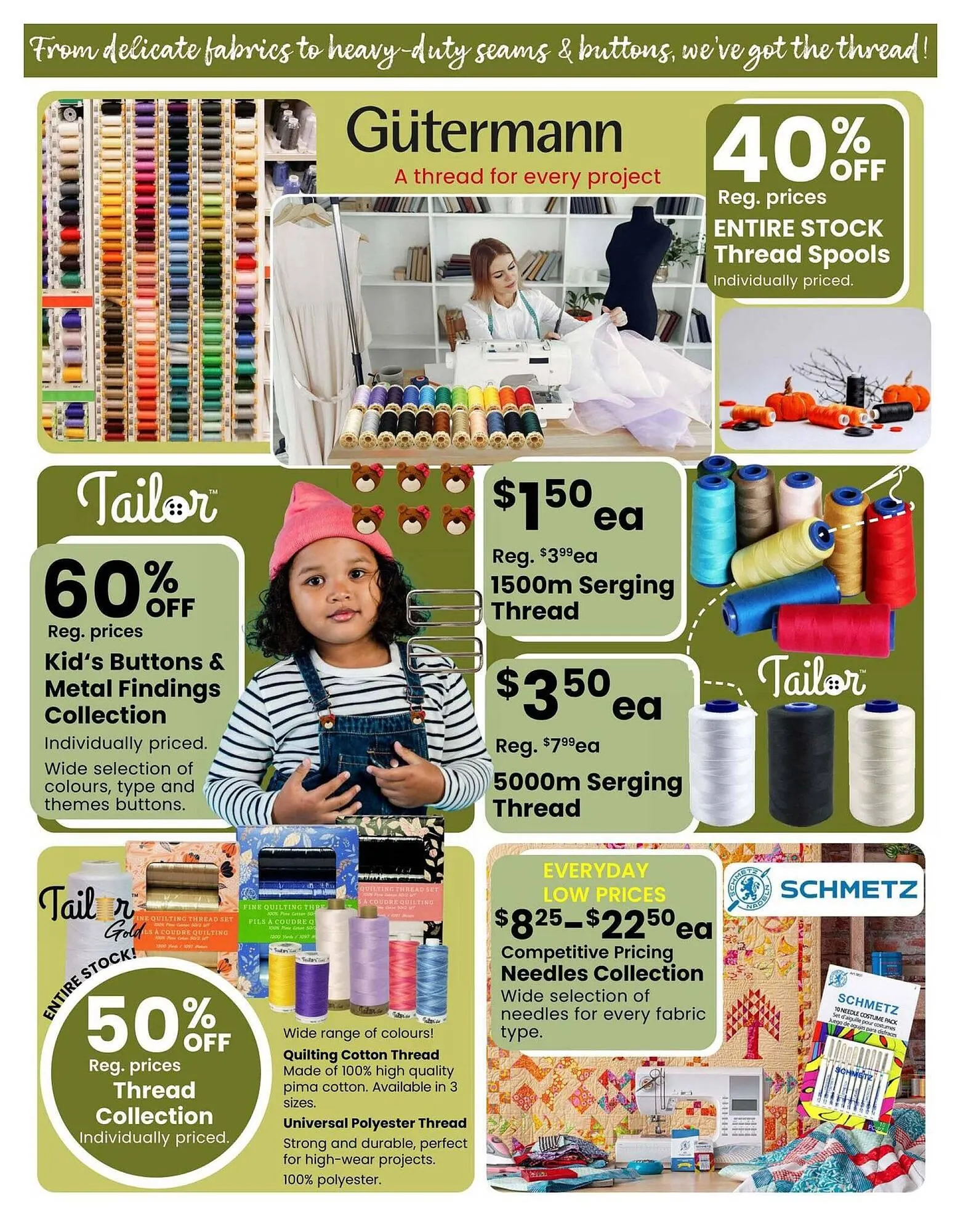 Fabricland flyer from September 2 to October 1 2025 - flyer page 10