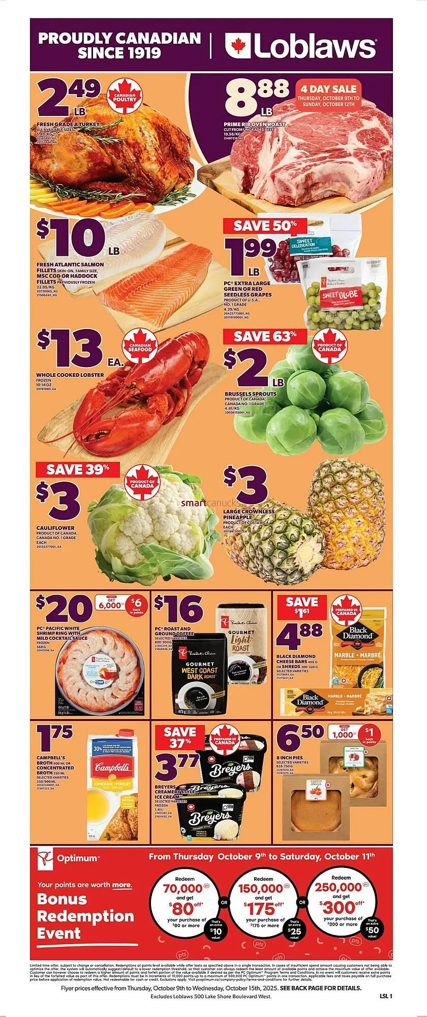 Loblaws flyer from October 9 to October 15 2025 - flyer page 3