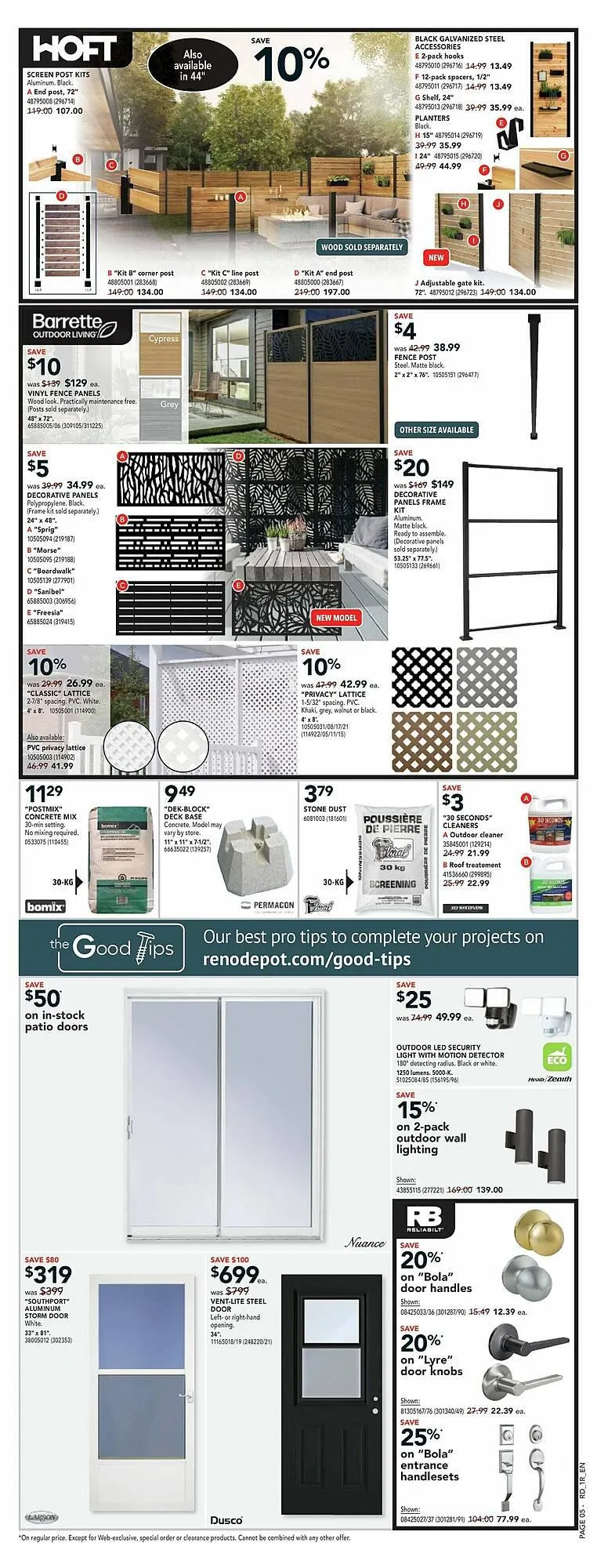 Réno Dépôt flyer from March 21 to April 4 2024 - flyer page 9