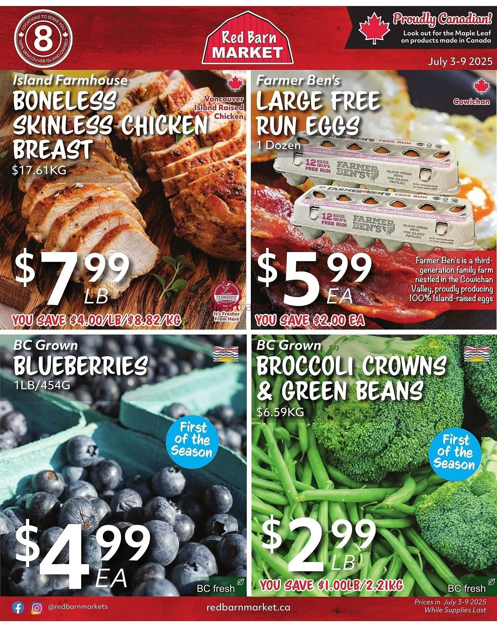 Red Barn Market flyer - 1