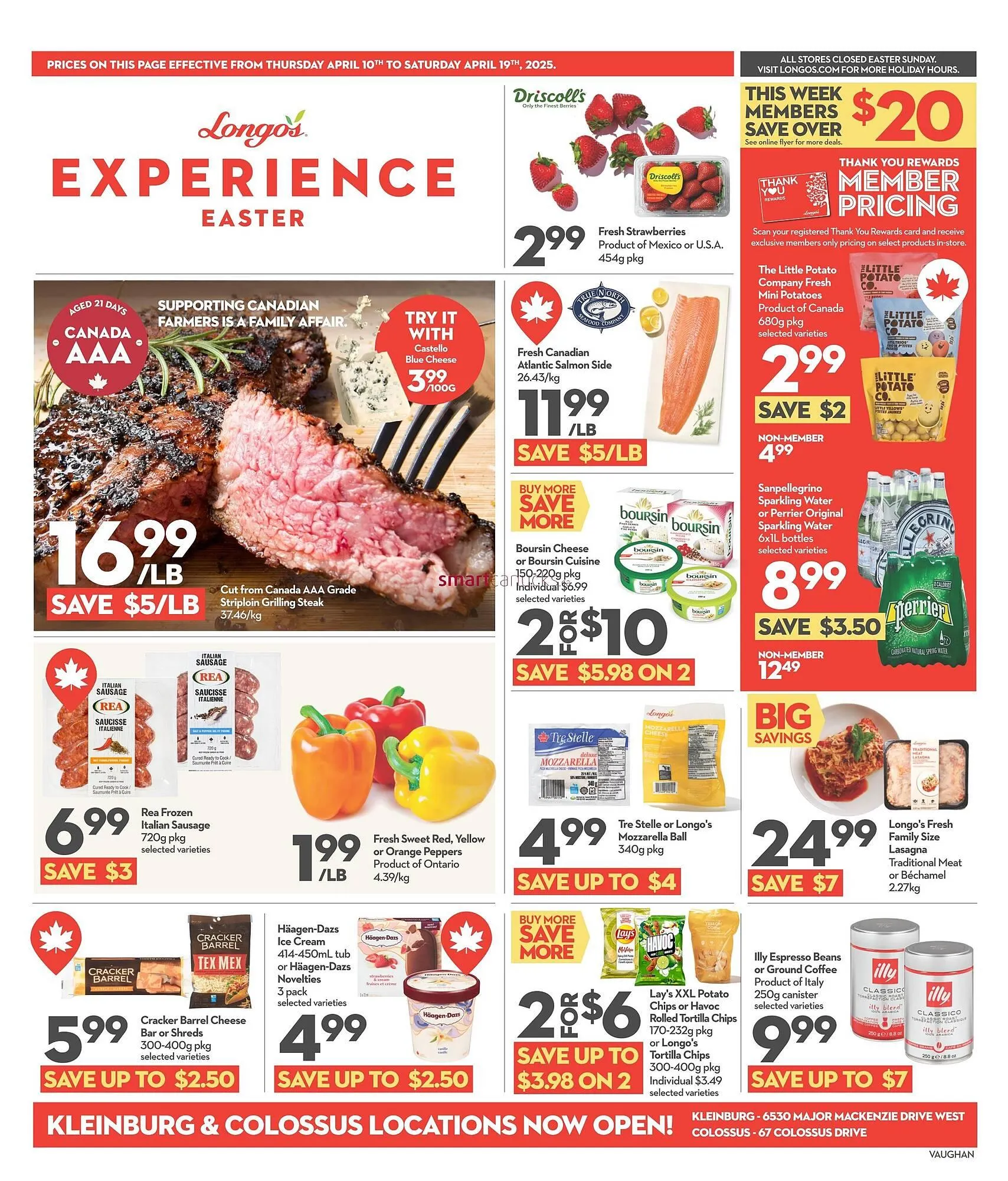 Longo's flyer from April 10 to April 16 2025 - flyer page 1