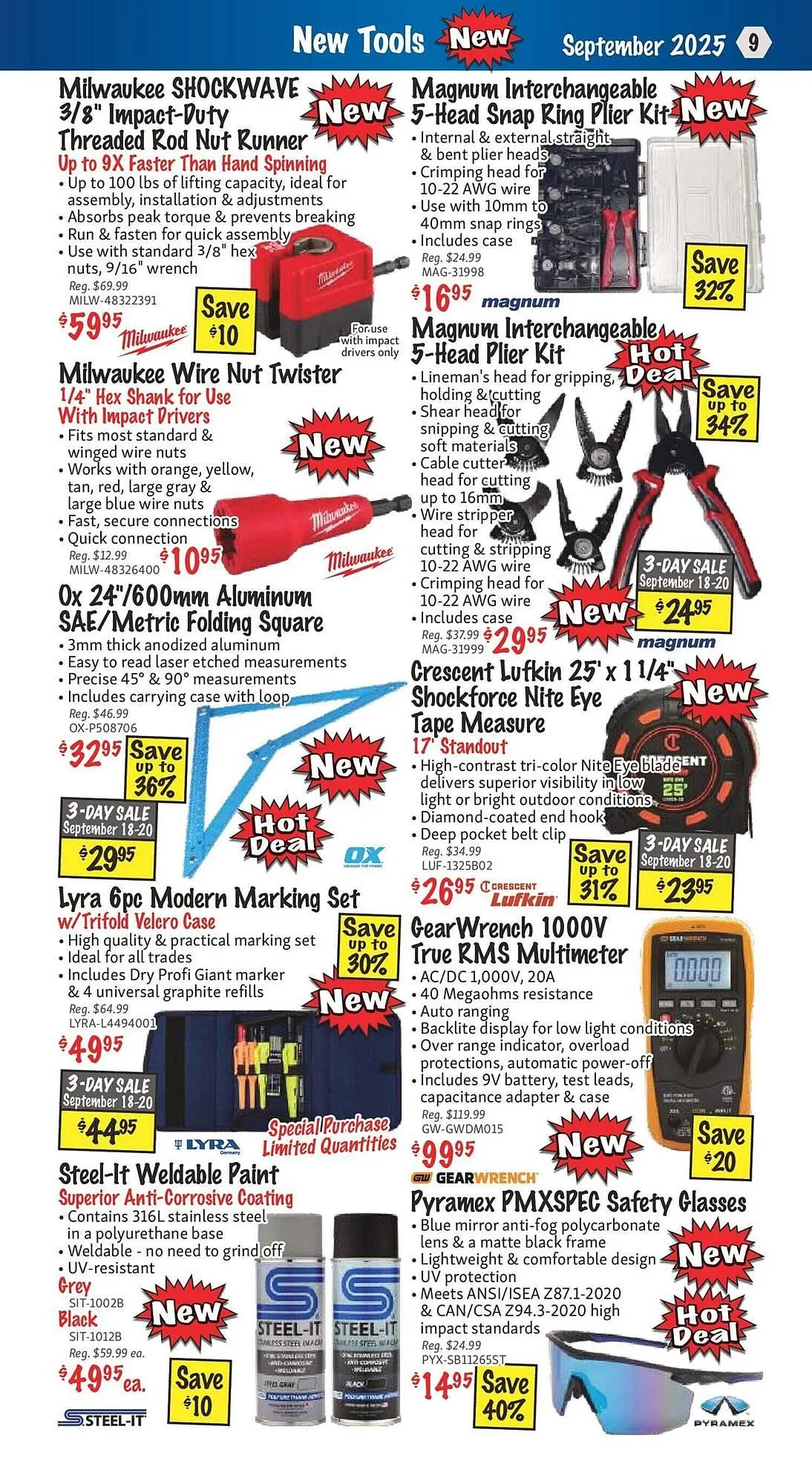 KMS Tools flyer from September 1 to September 15 2025 - flyer page 9