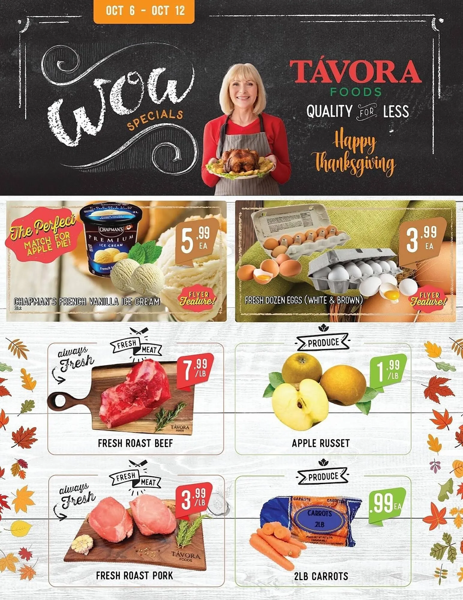 Tavora Foods flyer from October 9 to October 16 2025 - flyer page 1