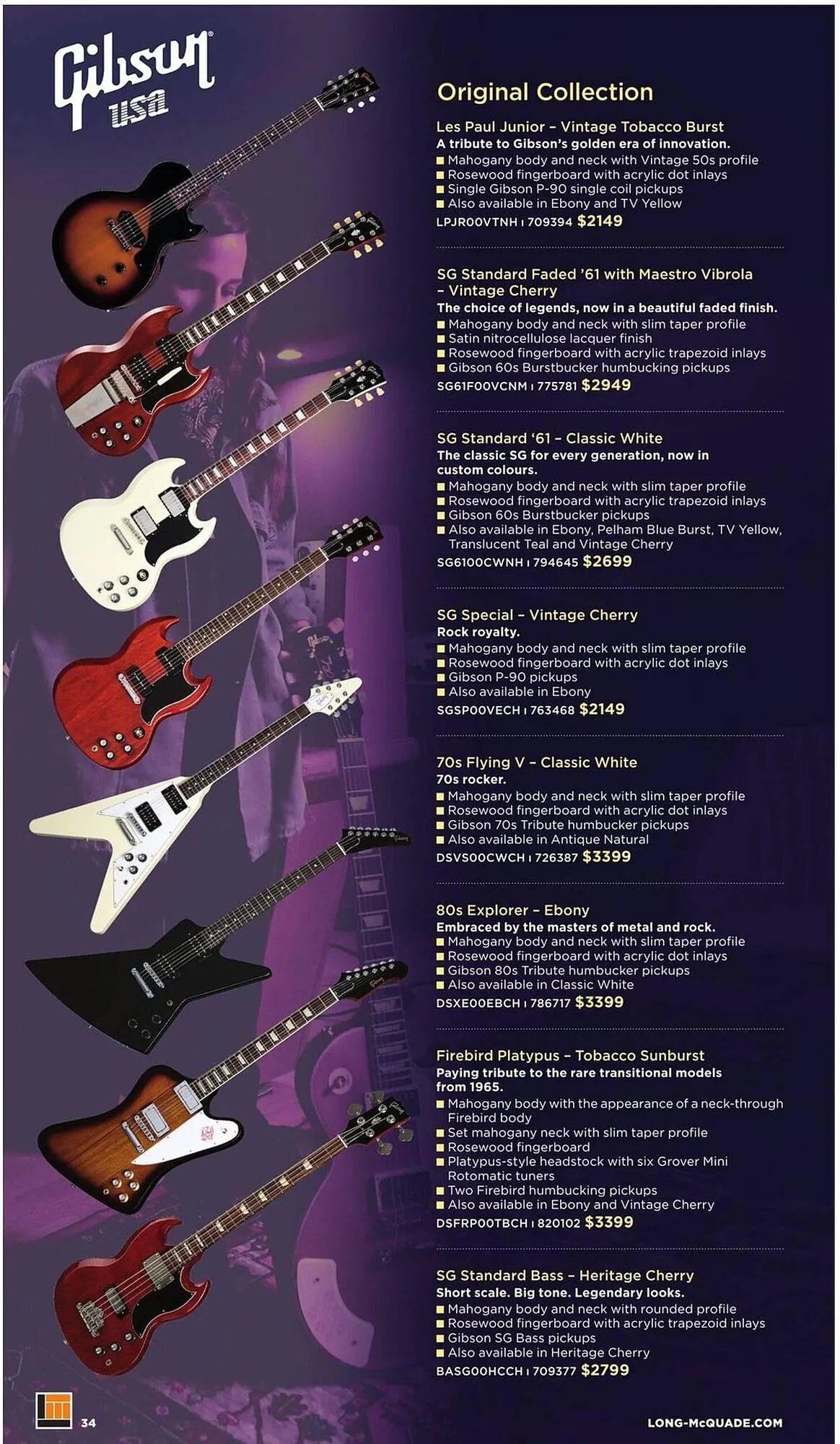 Long & McQuade flyer from October 9 to October 31 2025 - flyer page 34