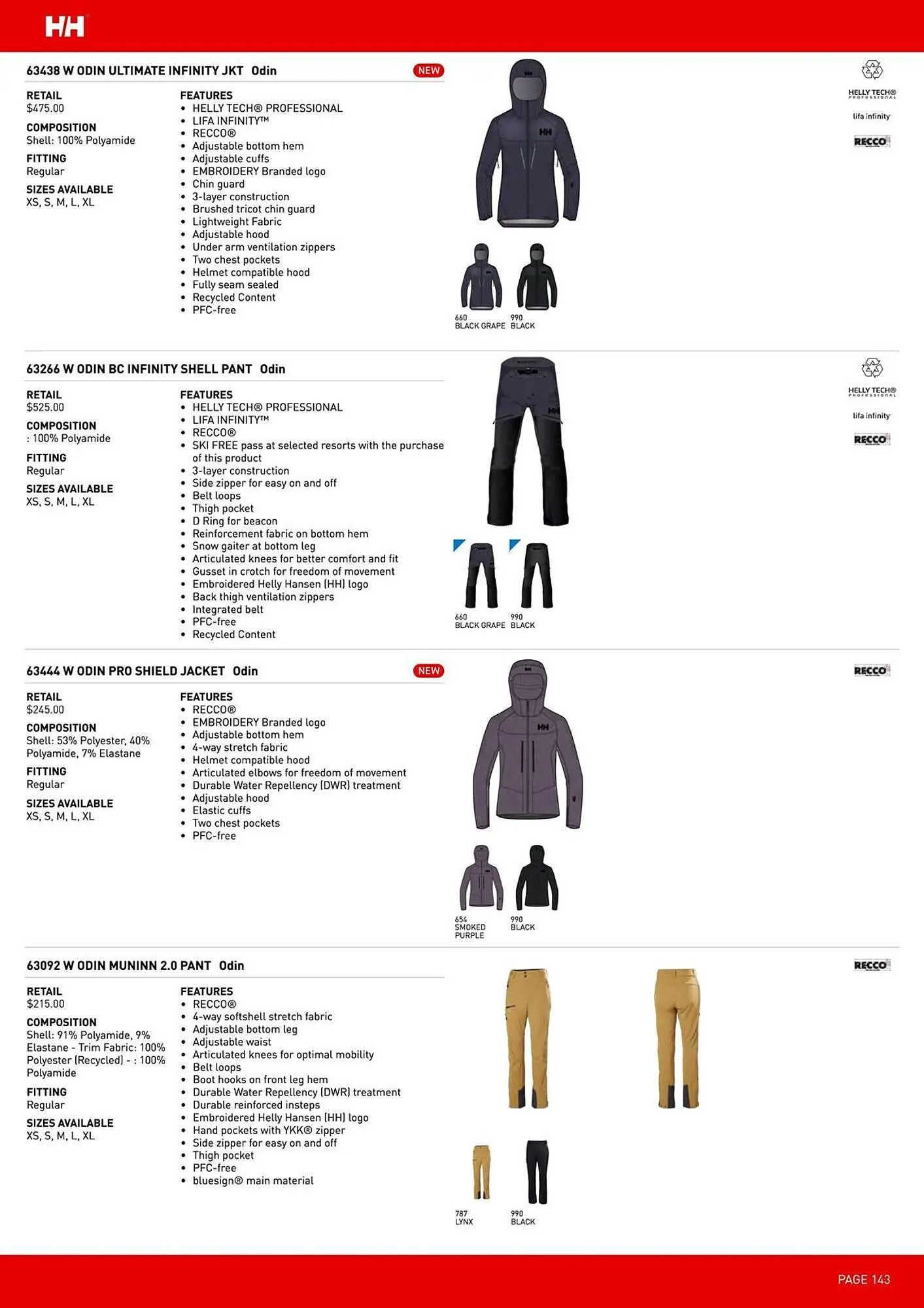 Helly Hansen flyer from September 11 to February 28 2026 - flyer page 143