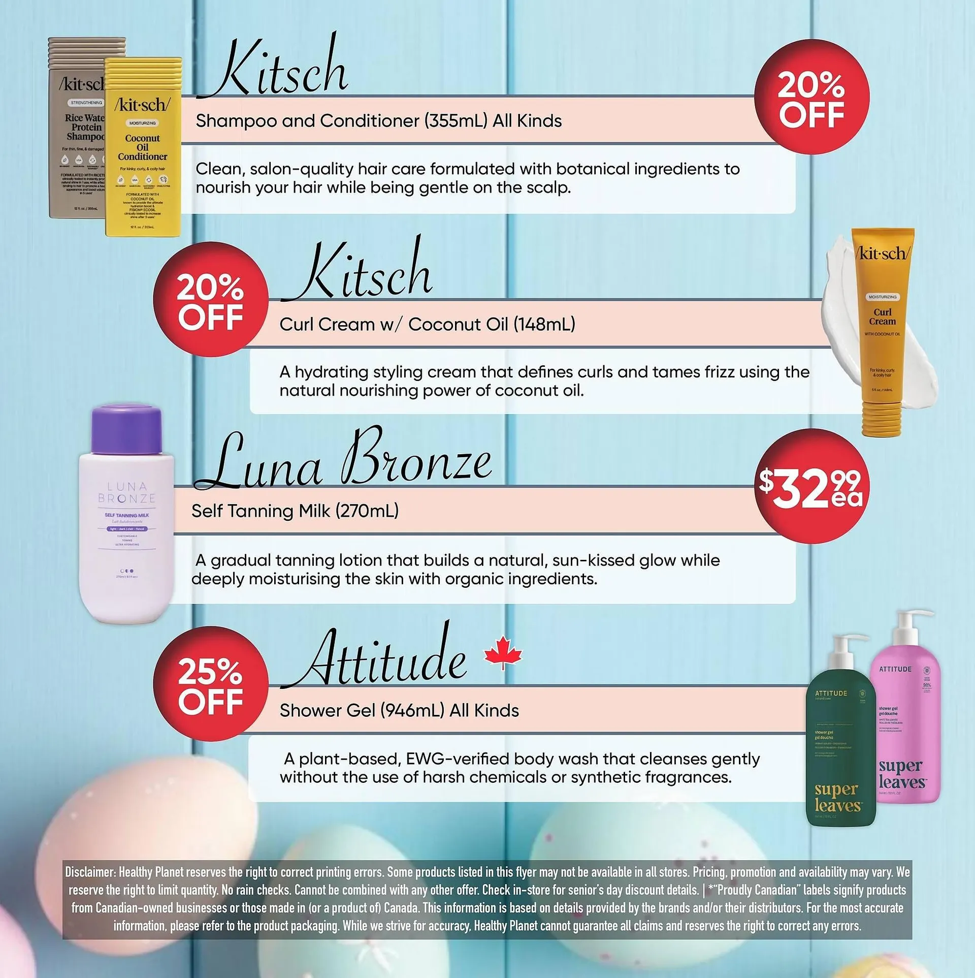 Healthy Planet flyer from March 19 to April 1 2026 - flyer page 7