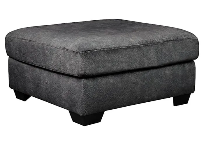 Accrington Oversized Accent Ottoman - Granite