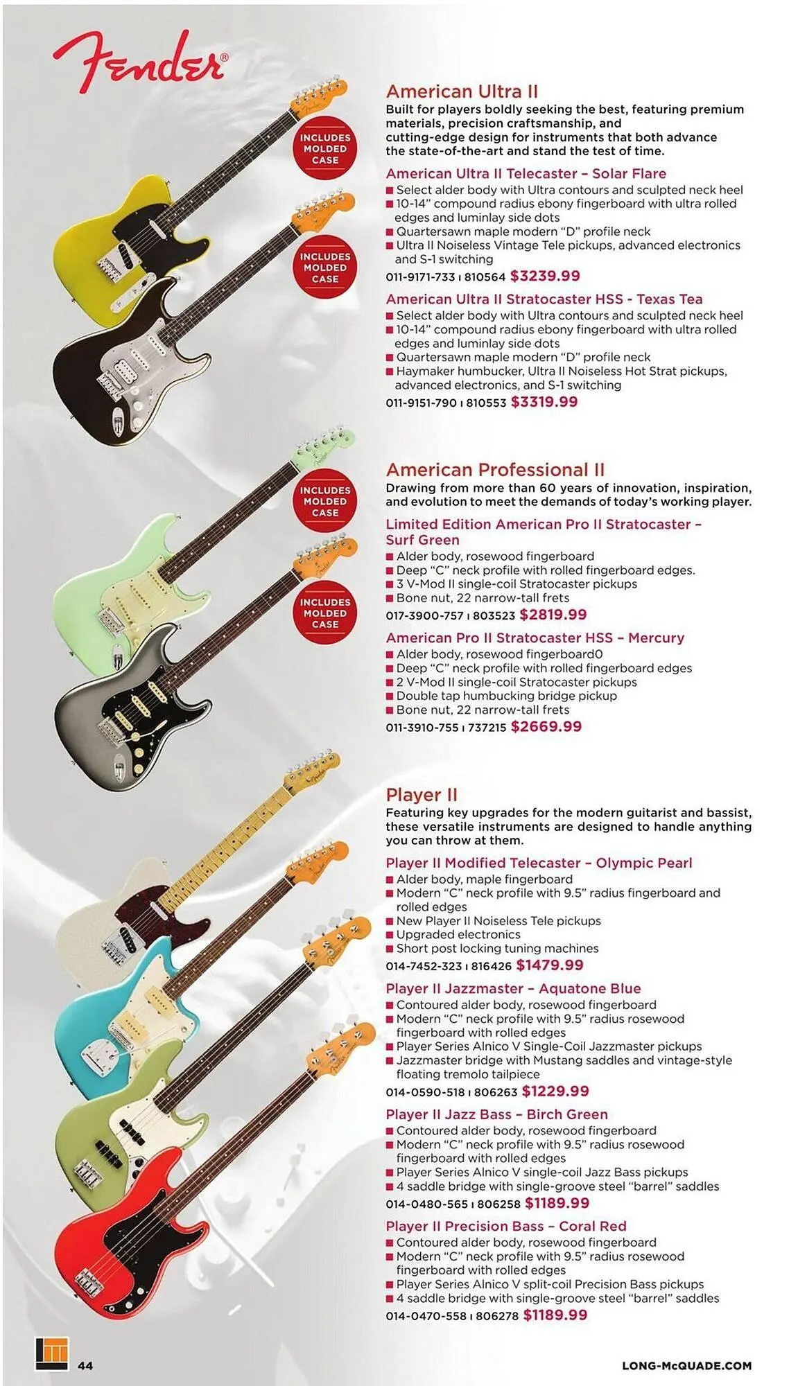 Long & McQuade flyer from October 9 to October 31 2025 - flyer page 44