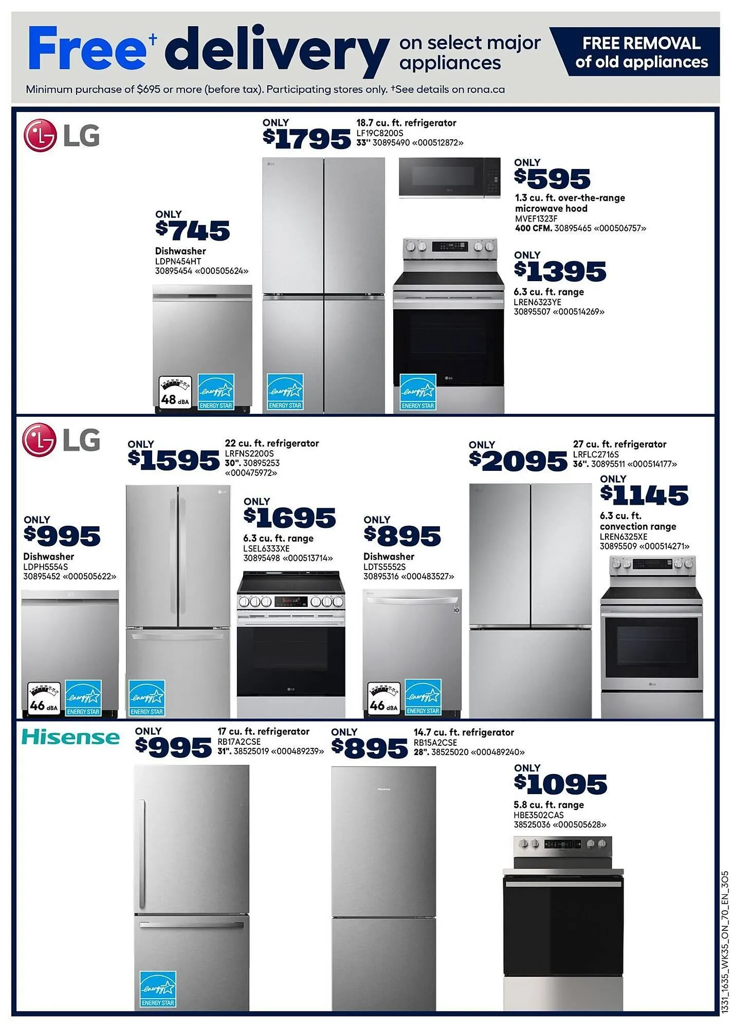 RONA flyer from September 26 to October 17 2025 - flyer page 17