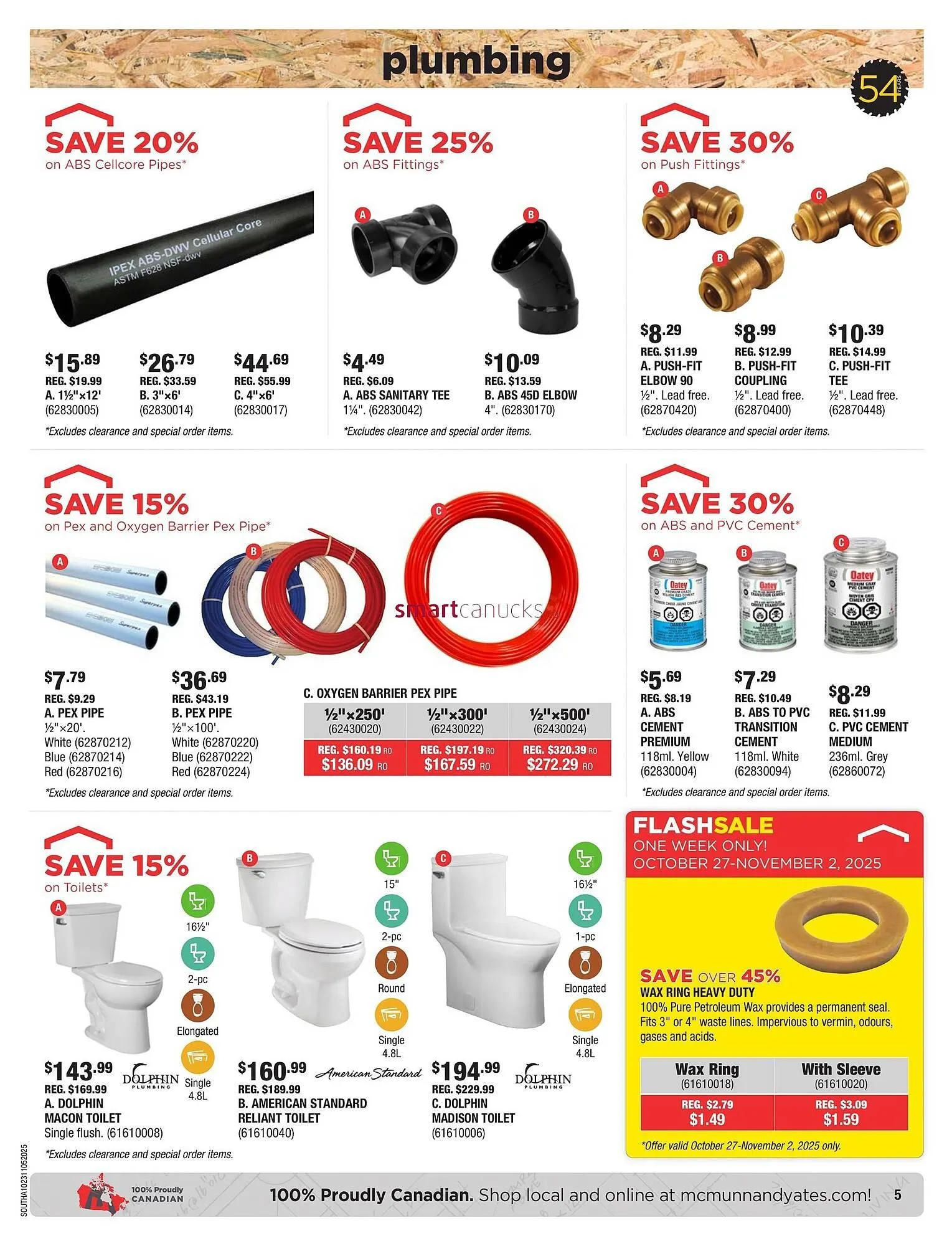 McMunn & Yates Building Supplies flyer from October 23 to October 29 2025 - flyer page 5