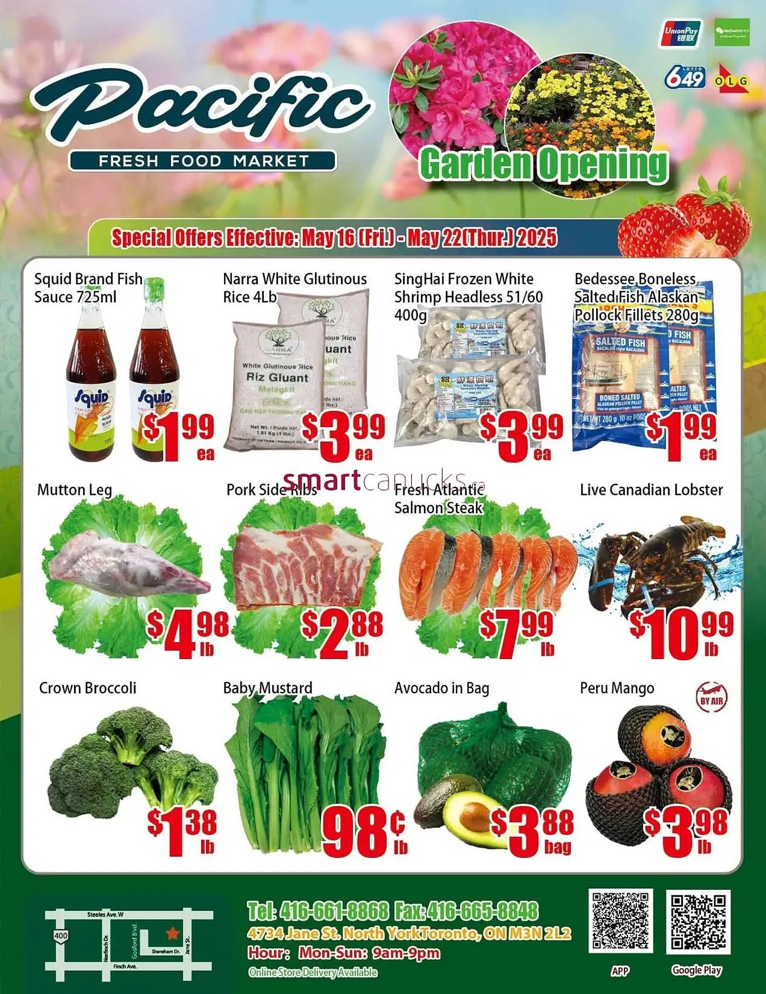 New Pacific Supermarket flyer from May 16 to May 22 2025 - flyer page 1