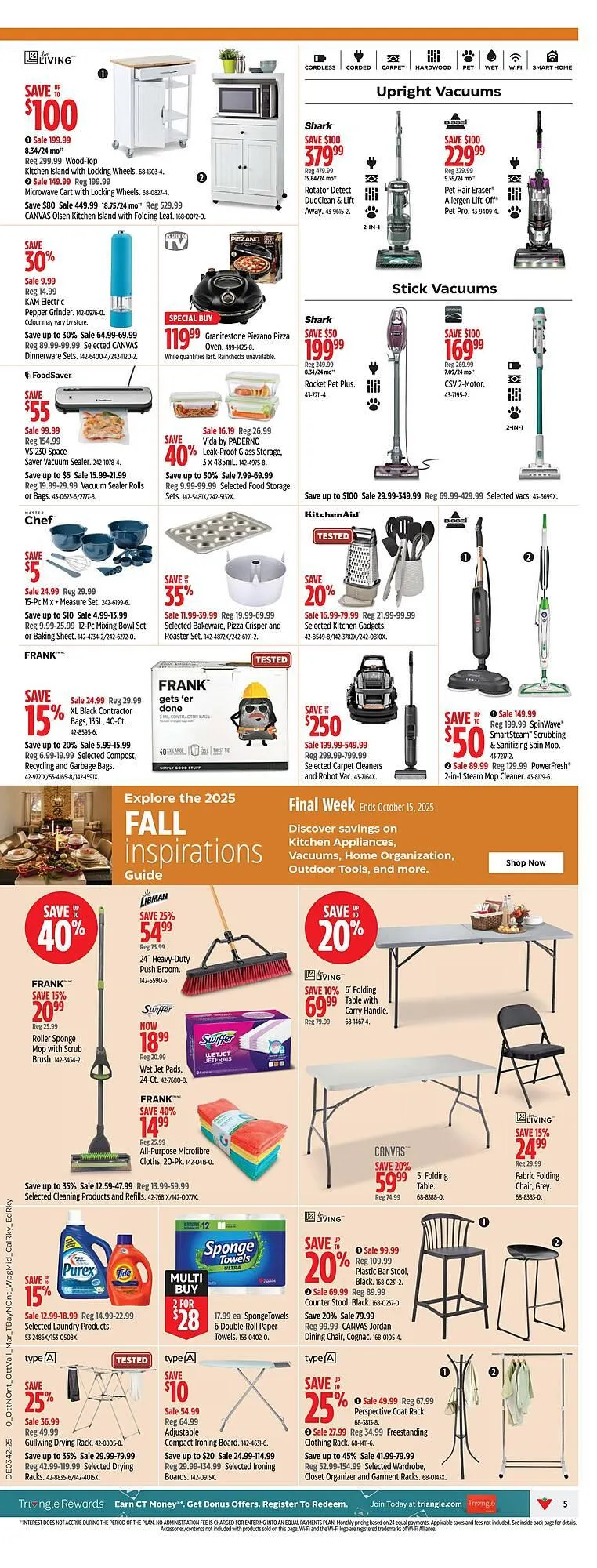 Canadian Tire flyer from October 9 to October 15 2025 - flyer page 5