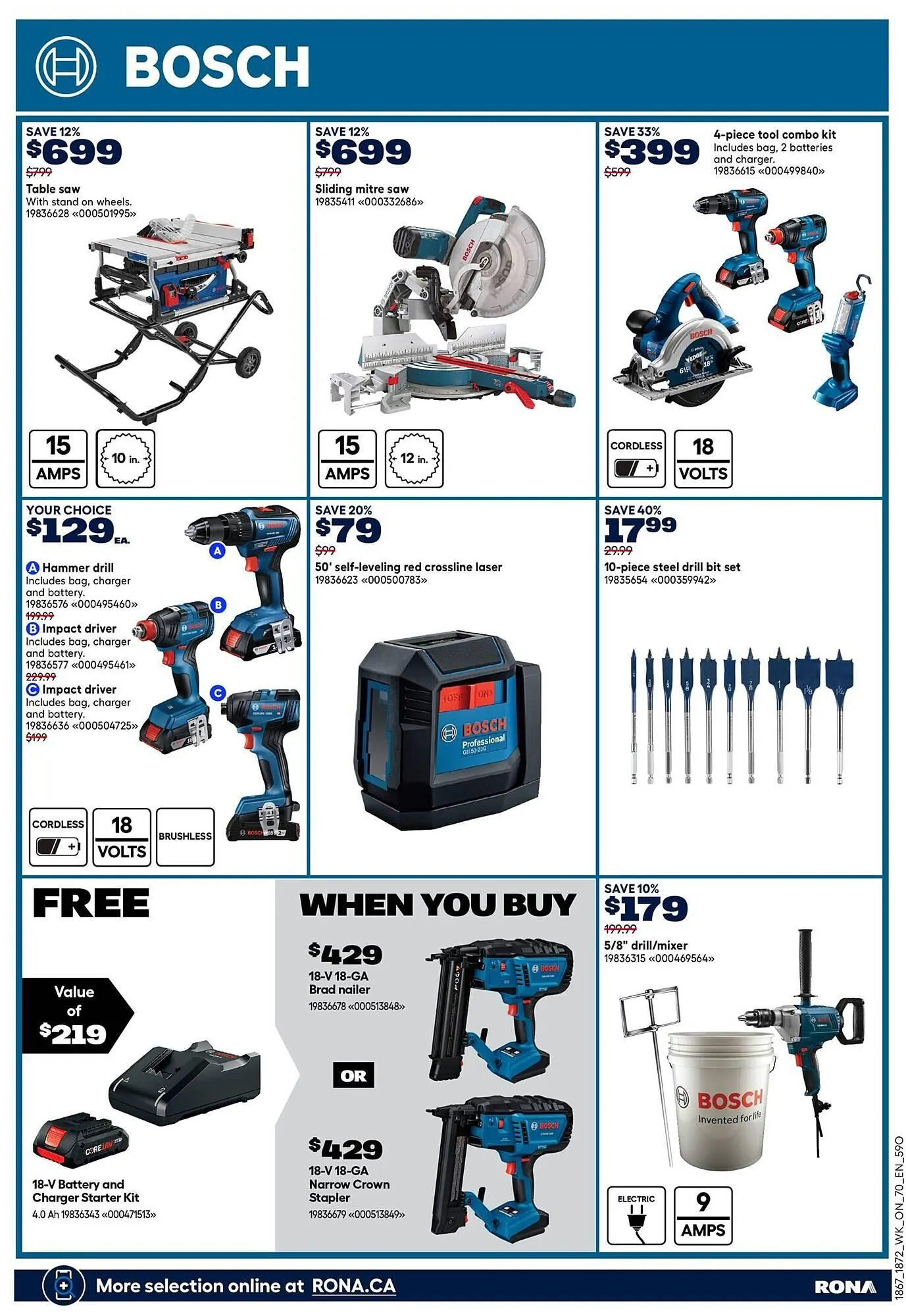 RONA flyer from November 5 to January 28 2026 - flyer page 9