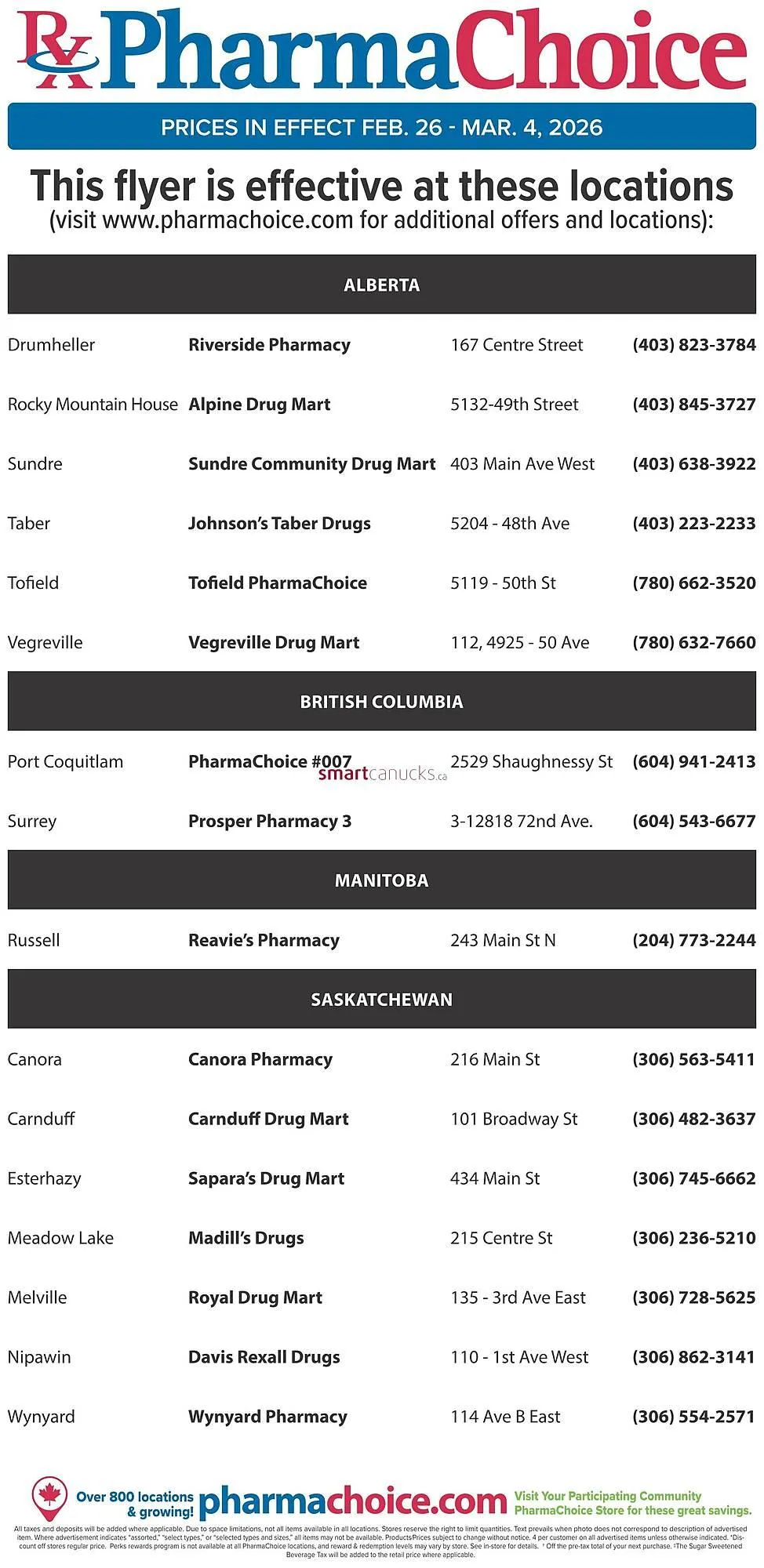 PharmaChoice flyer from February 26 to March 4 2026 - flyer page 3