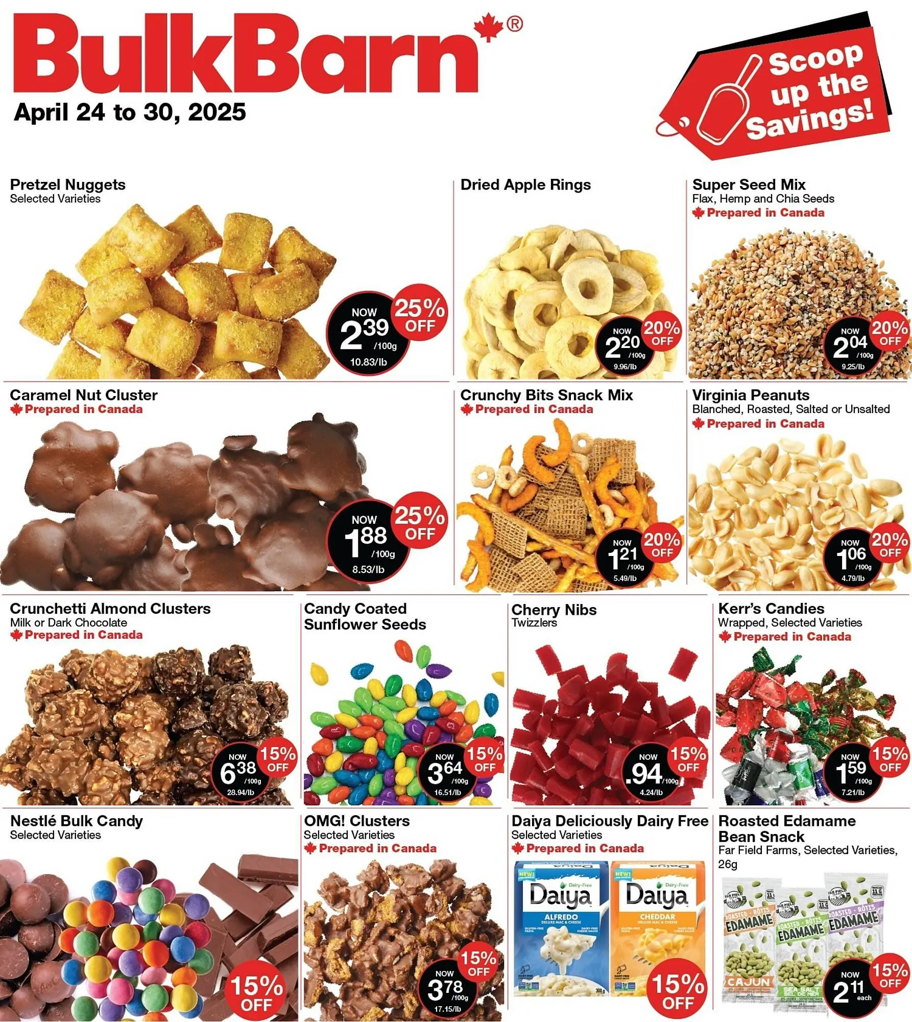 Bulk Barn flyer from April 24 to April 30 2025 - flyer page 1