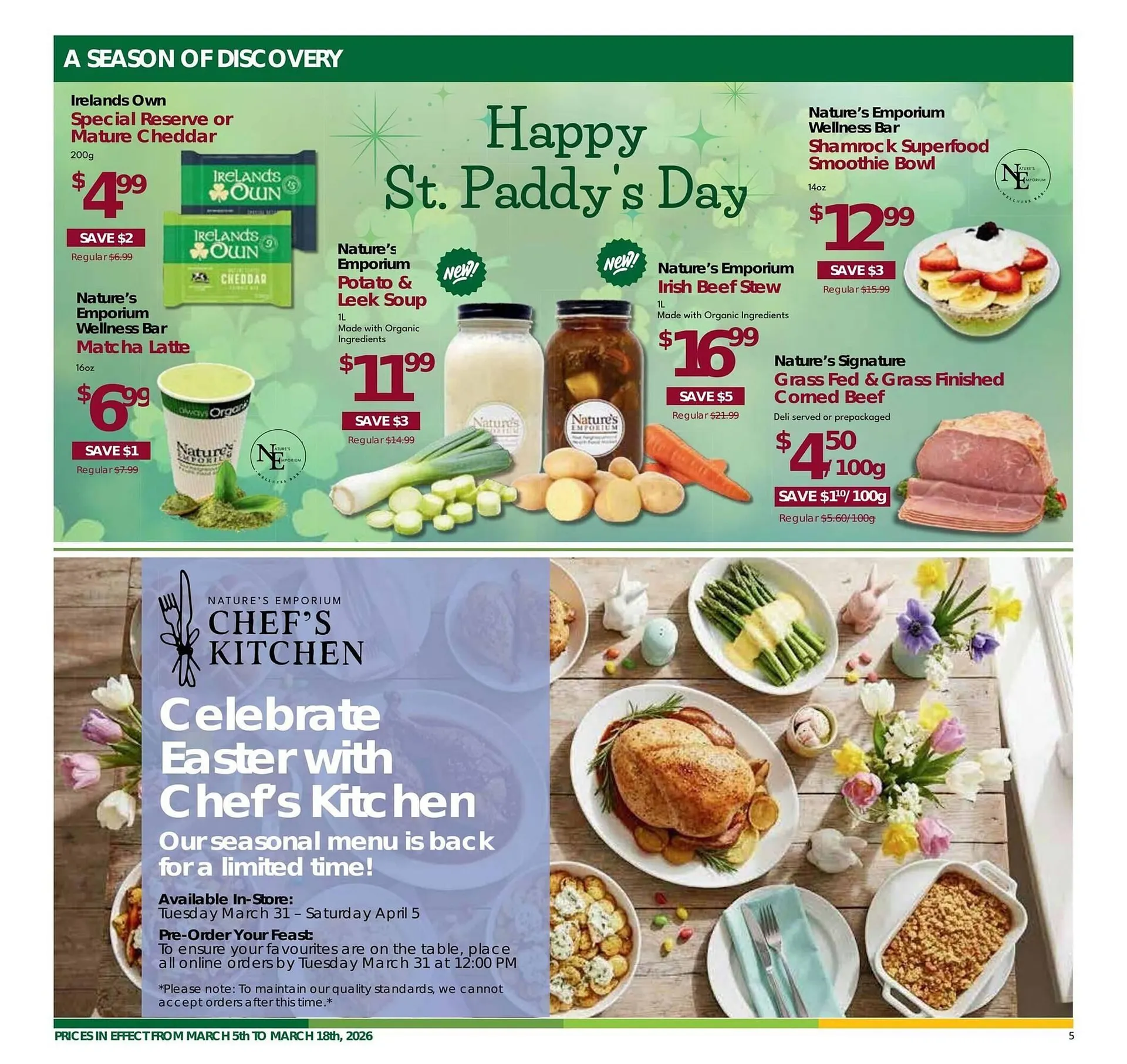 Nature's Emporium flyer from March 5 to March 12 2026 - flyer page 5
