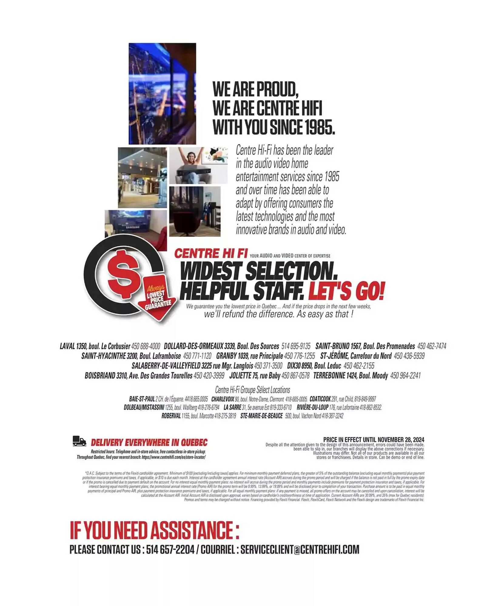 Centre Hi-Fi flyer from November 22 to November 28 2024 - flyer page 58