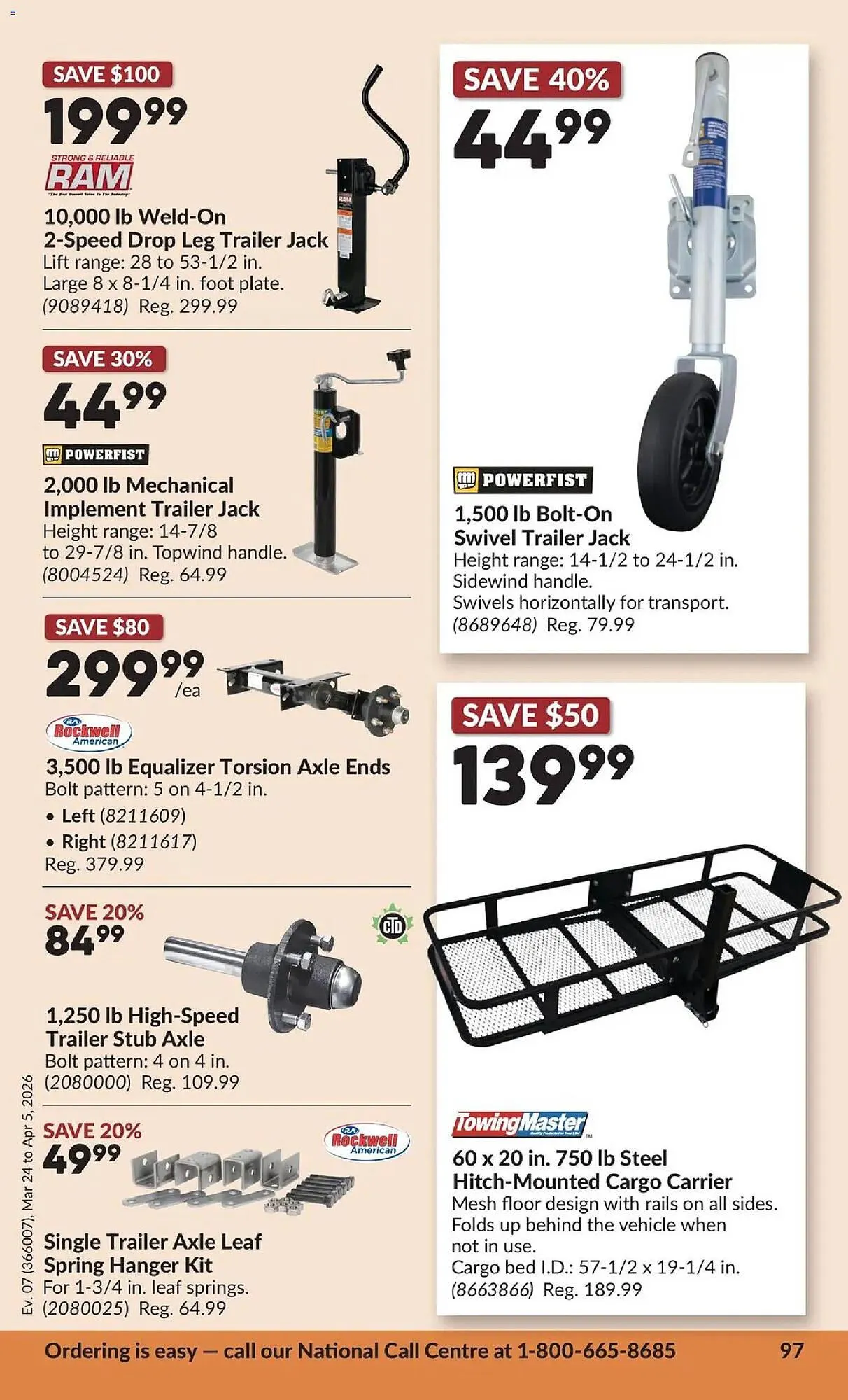 Princess Auto flyer from March 24 to April 6 2026 - flyer page 105