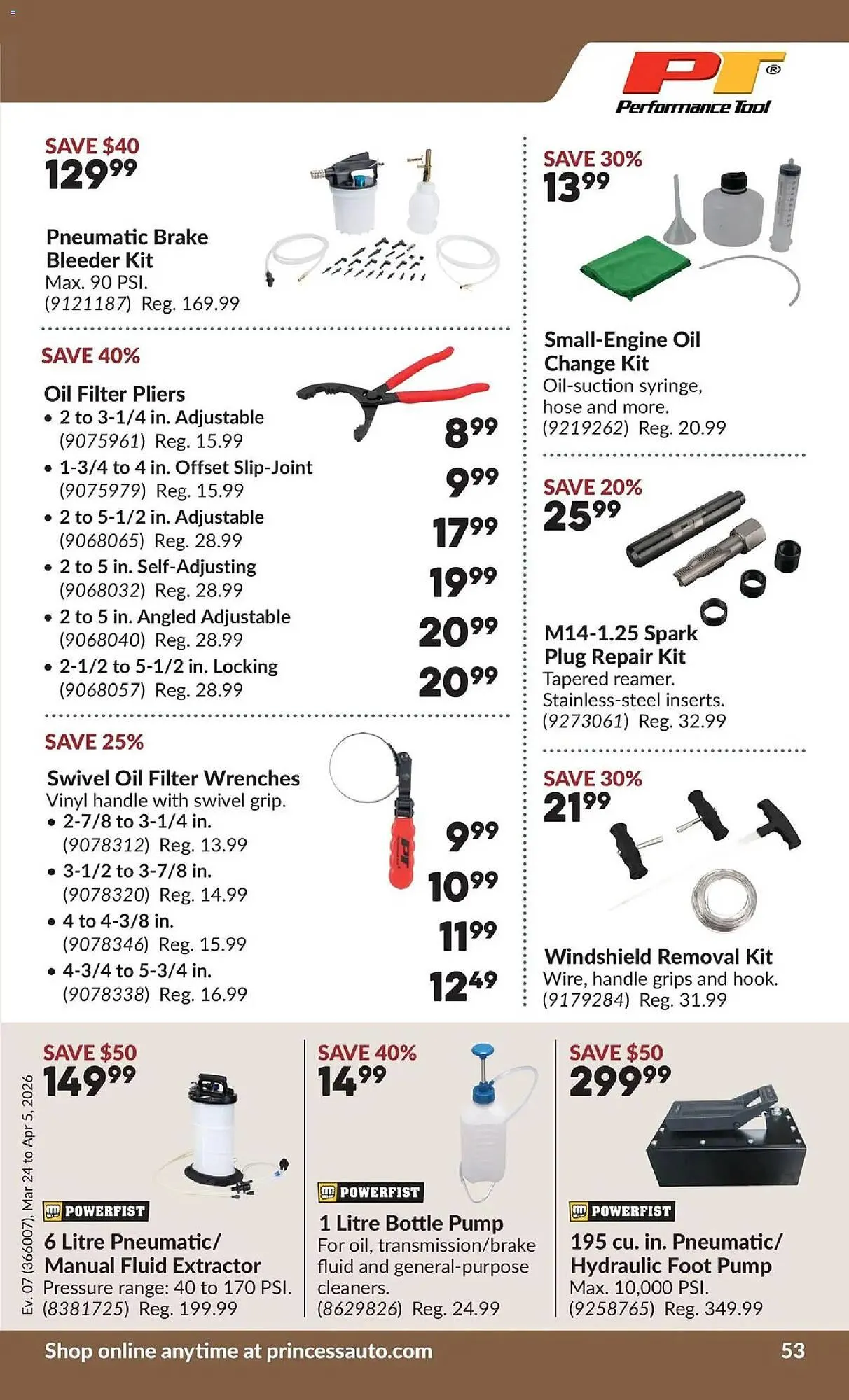 Princess Auto flyer from March 24 to April 6 2026 - flyer page 61