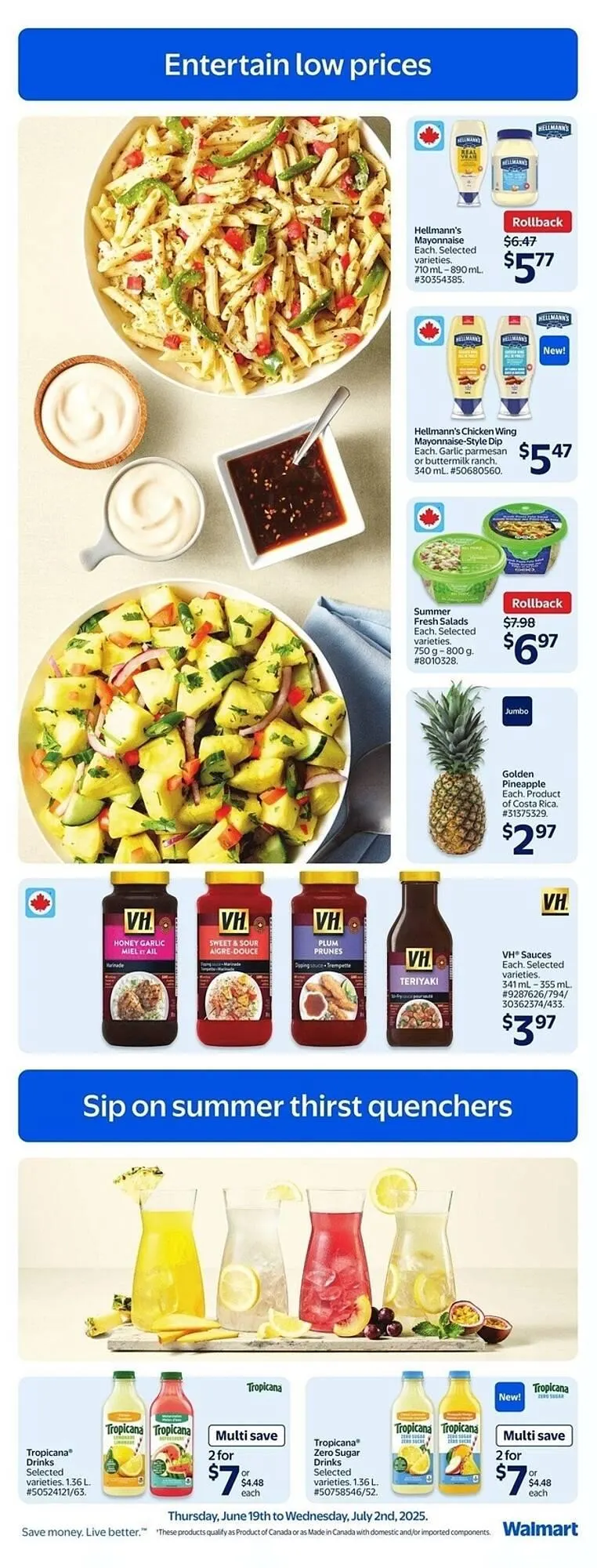 Walmart flyer from June 19 to July 2 2025 - flyer page 8