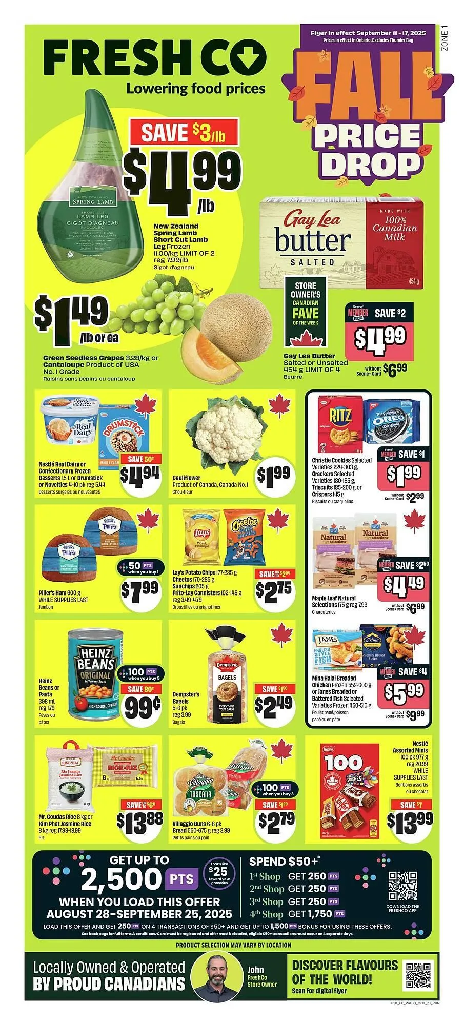 FreshCo flyer from September 12 to September 19 2025 - flyer page 1