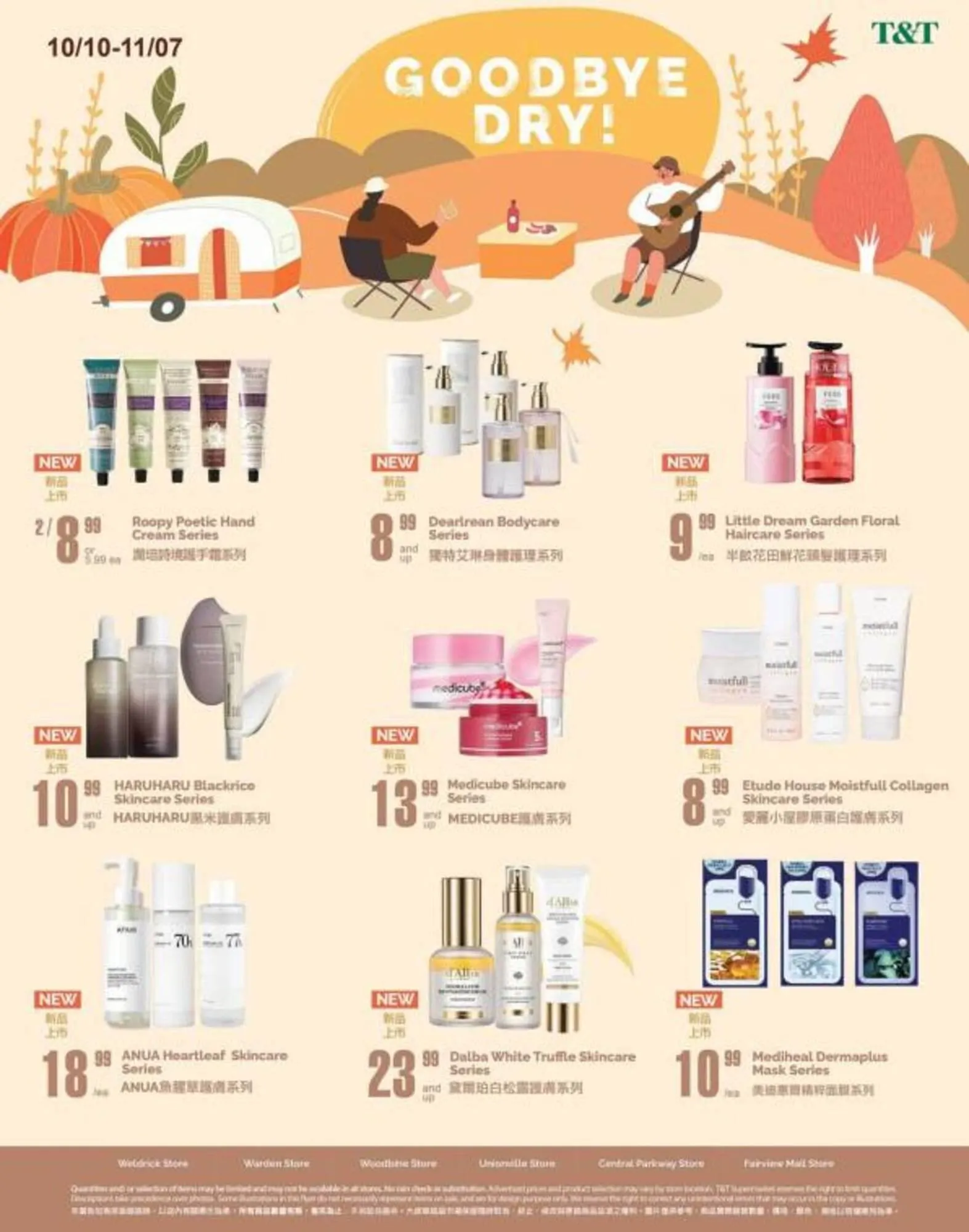 T&T Supermarket flyer from October 10 to November 7 2025 - flyer page 1
