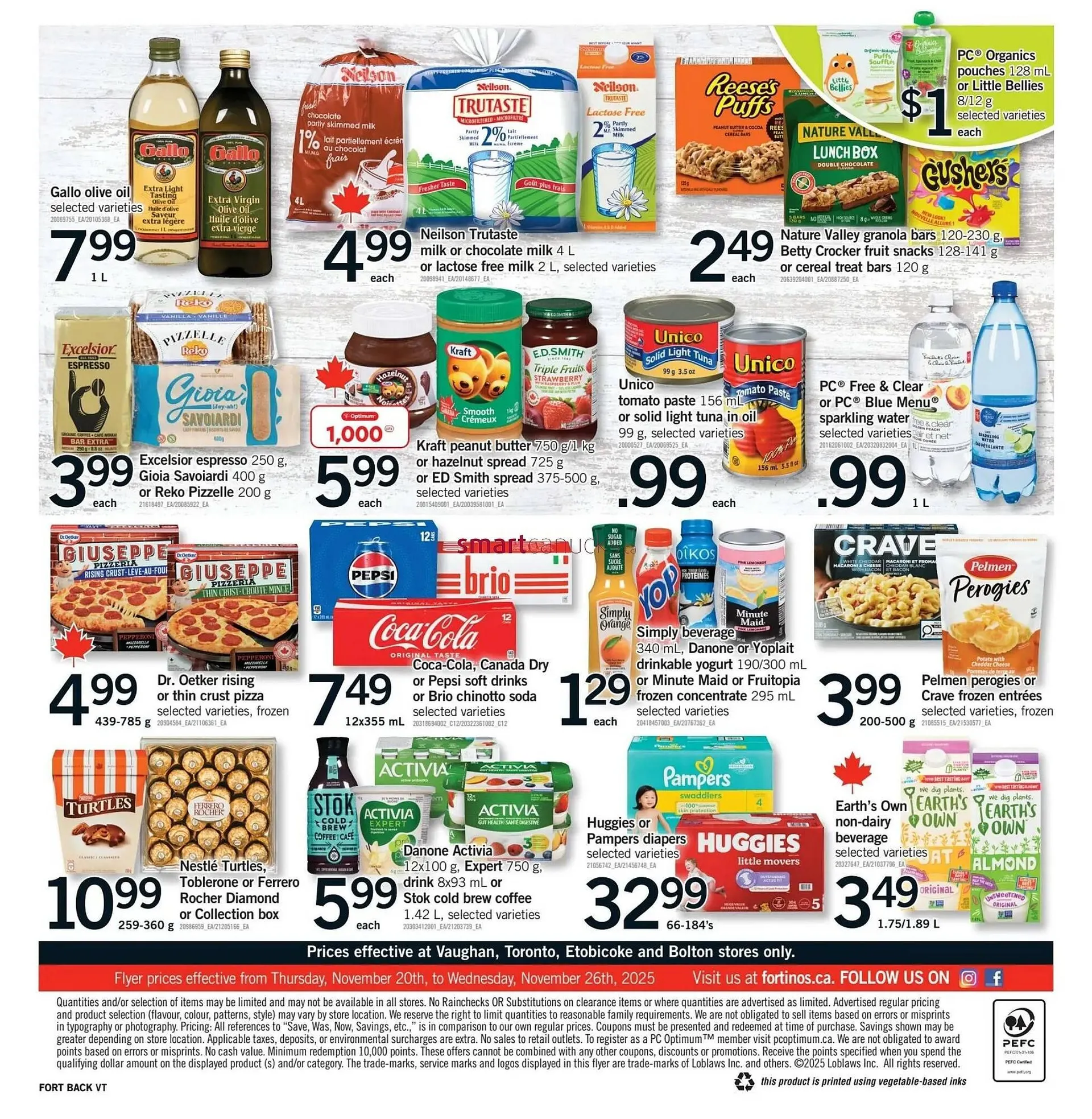 Fortinos flyer from November 20 to November 26 2025 - flyer page 2