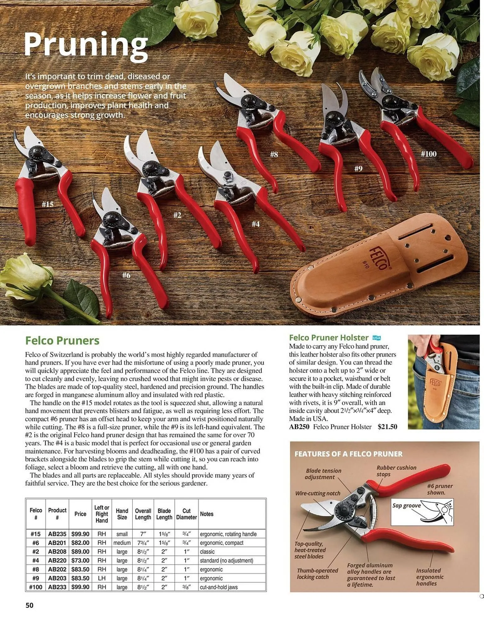 Lee Valley Tools flyer from July 8 to December 31 2025 - flyer page 50