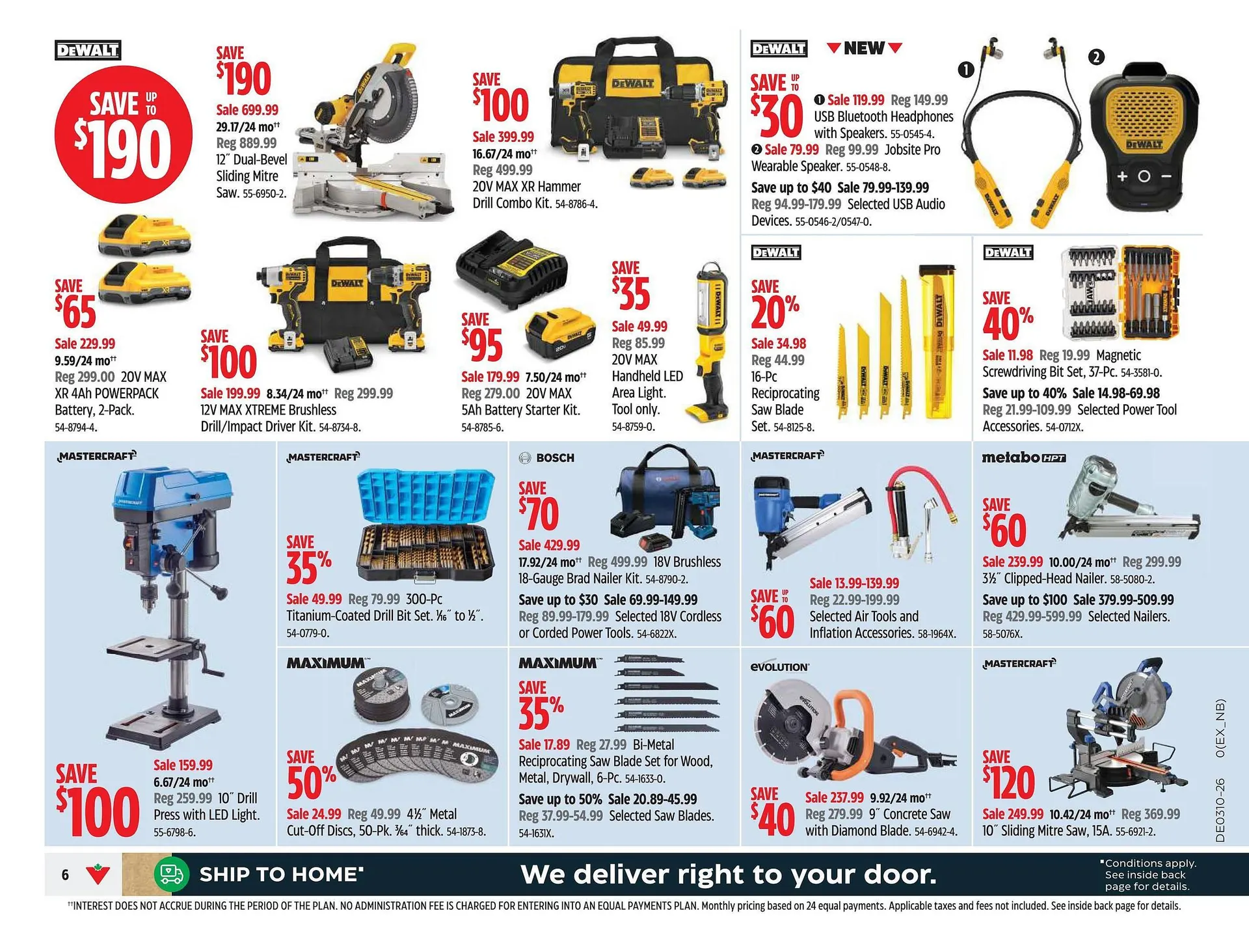 Canadian Tire flyer from March 6 to March 12 2026 - flyer page 6