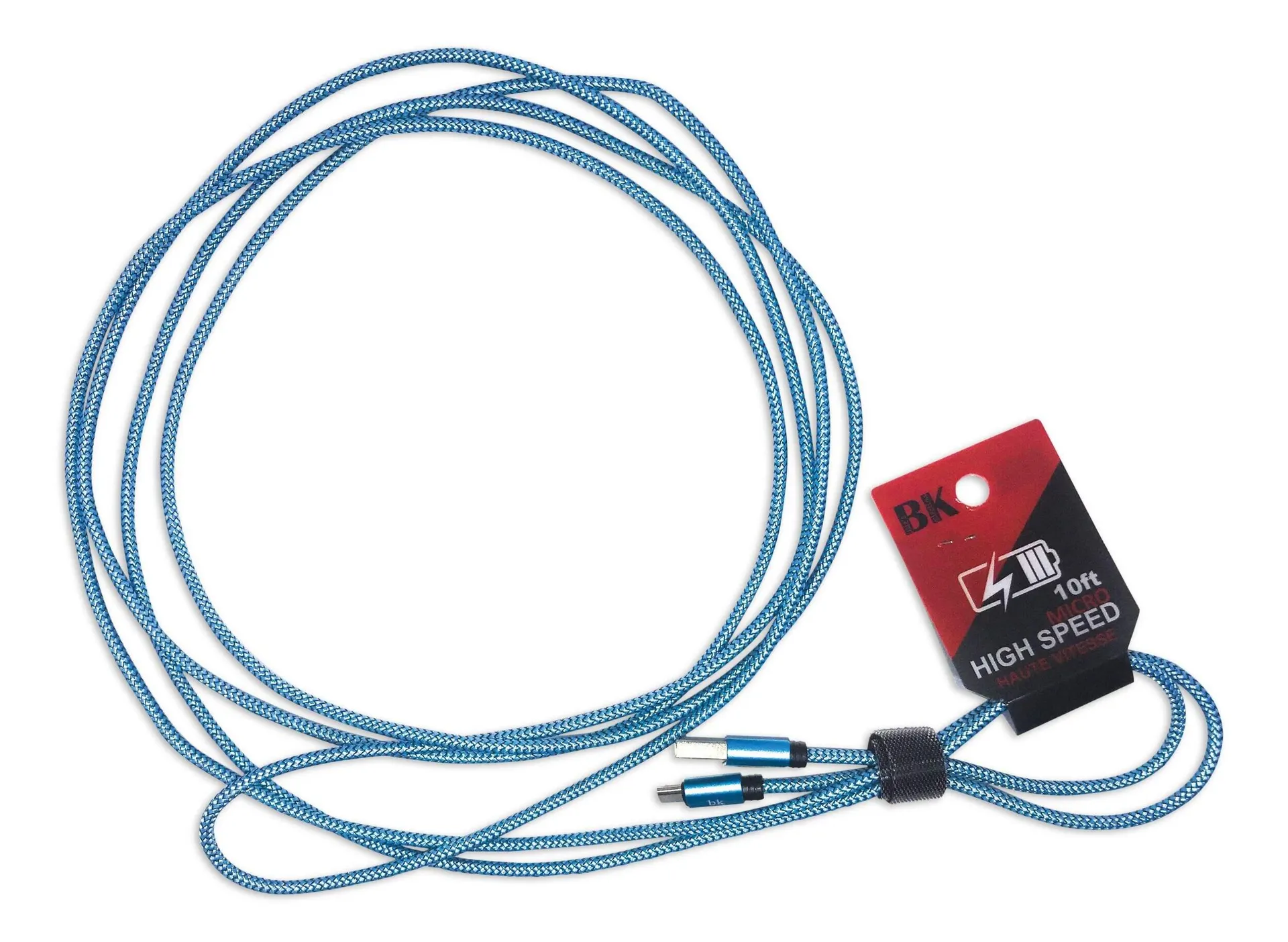 BK USB to Lightning Charger & Sync Cable, 10-ft