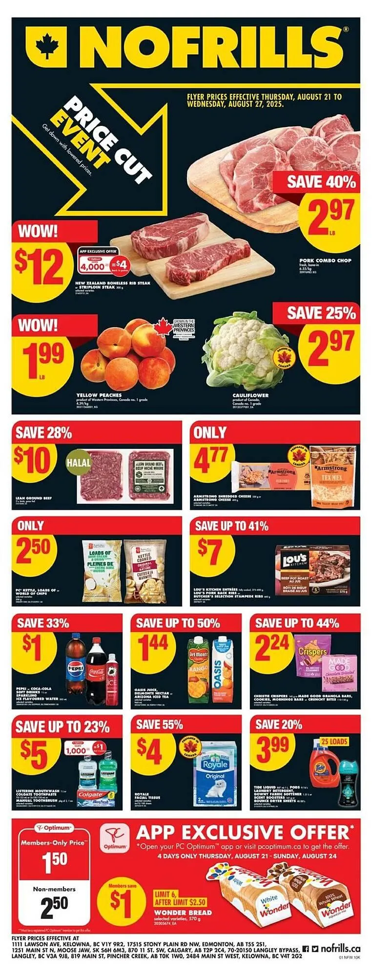 No Frills flyer from August 21 to August 27 2025 - flyer page 1