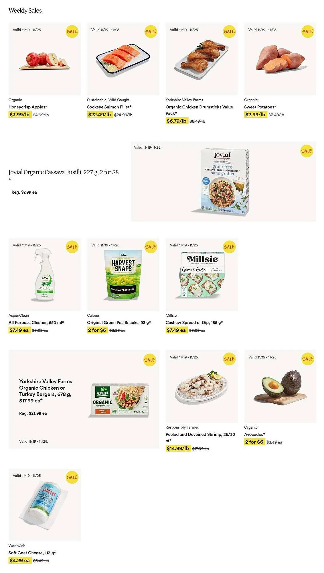 Whole Foods Market flyer from November 20 to November 27 2025 - flyer page 1