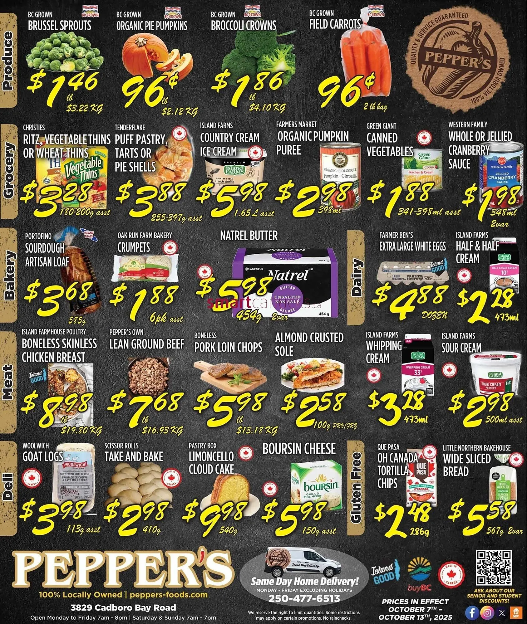 Pepper's Foods flyer from October 7 to October 8 2025 - flyer page 1