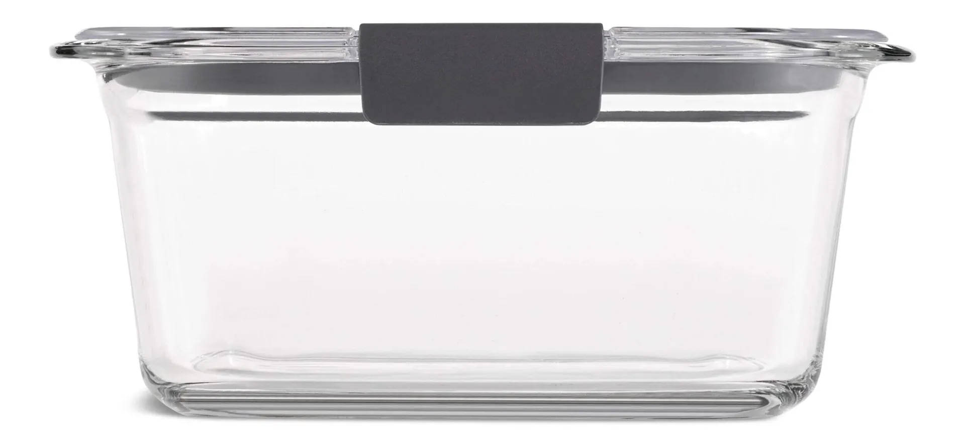 Rubbermaid Brilliance™ Rectangular Glass Leak-Proof Food Storage Container with Airtight Seal, 1.1-L