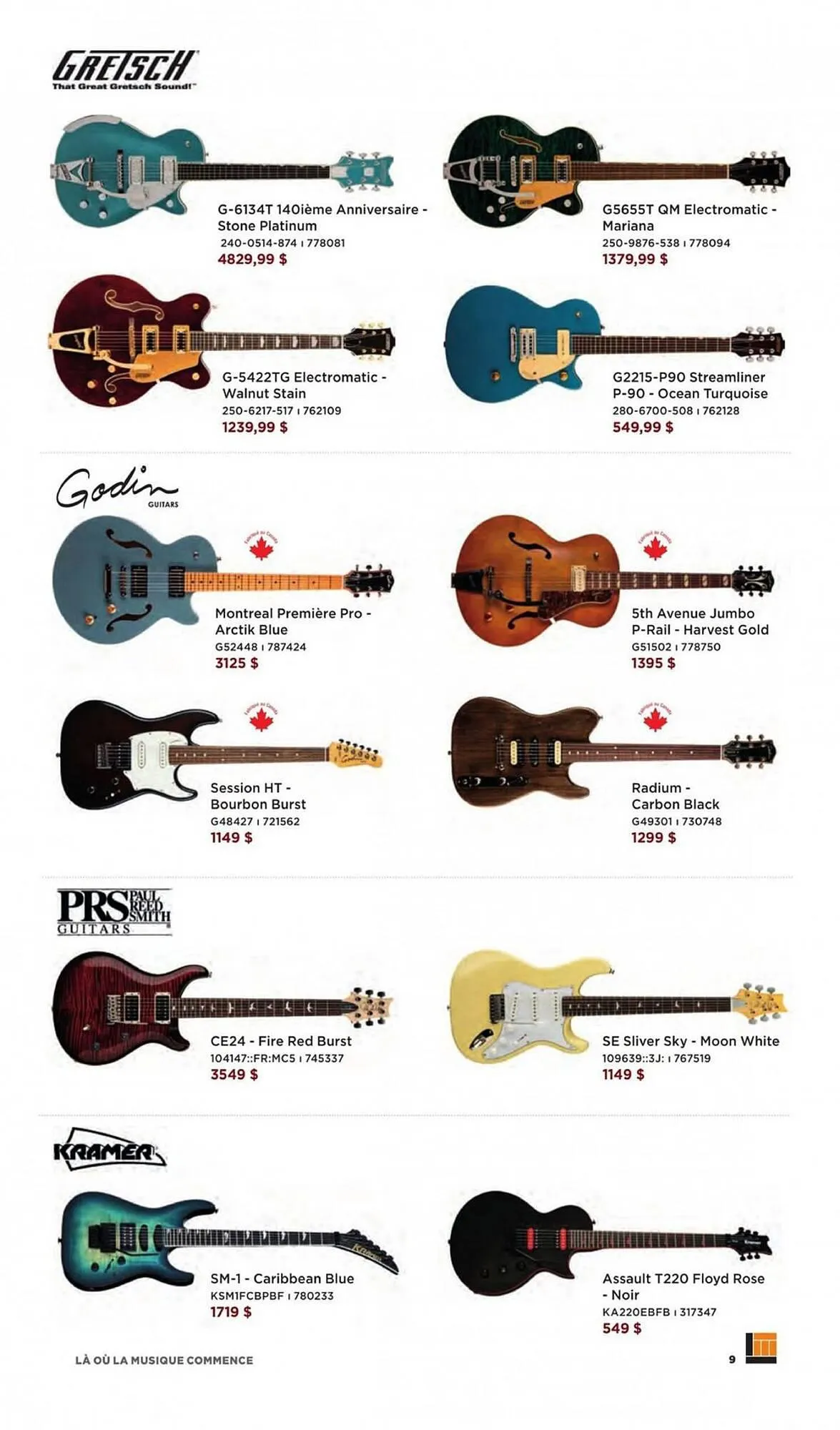 Long & McQuade flyer from November 3 to July 1 2024 - flyer page 9