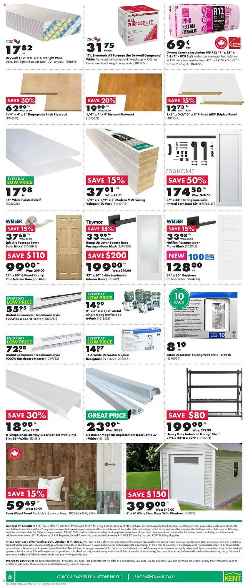 Kent flyer from October 9 to October 16 2025 - flyer page 9