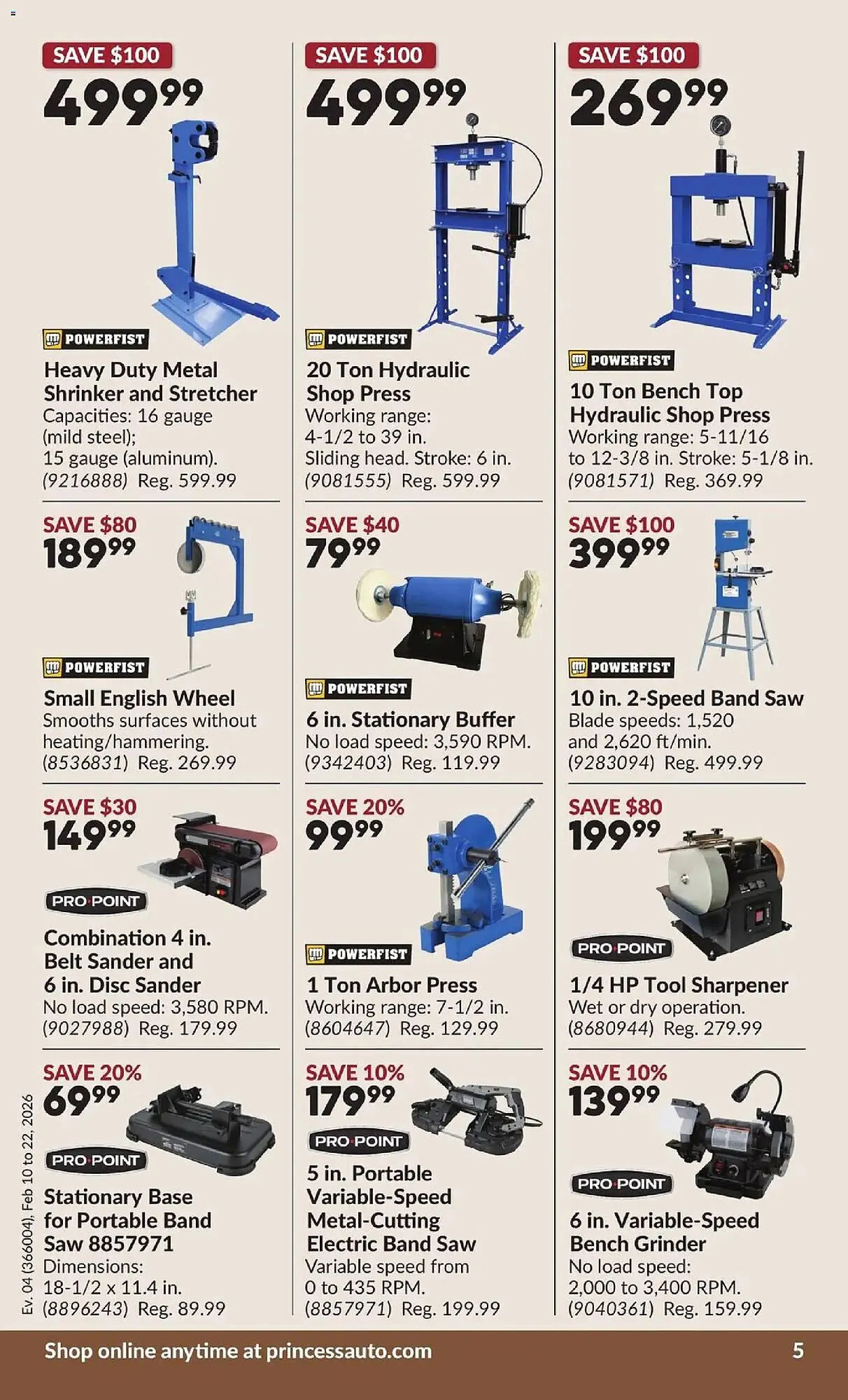 Princess Auto flyer from February 10 to February 22 2026 - flyer page 10