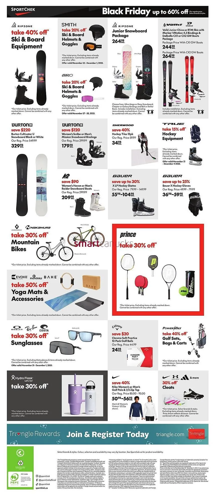 Sport Chek flyer from November 20 to November 26 2025 - flyer page 4
