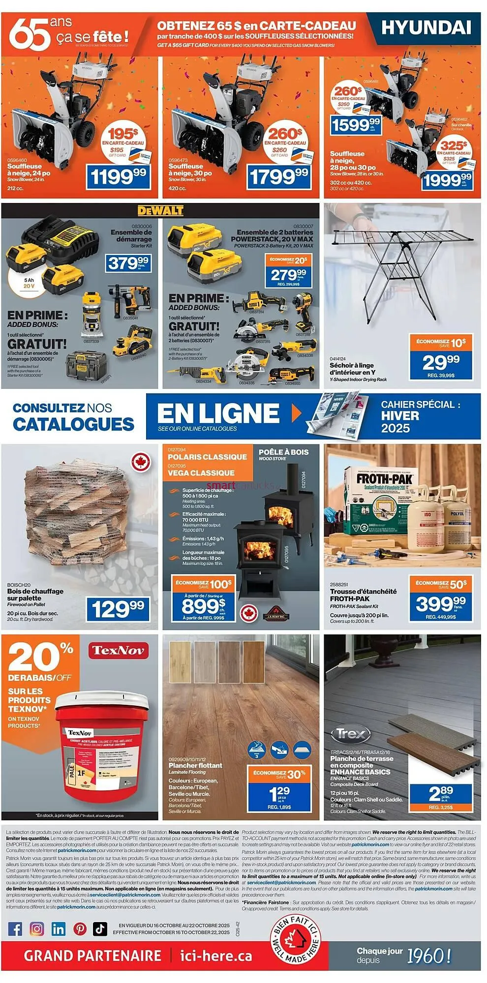 Patrick Morin flyer from October 16 to October 22 2025 - flyer page 2