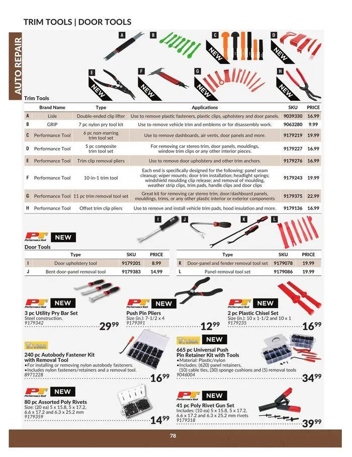 Auto Repair Catalogue from April 23 to April 22 2025 - flyer page 78