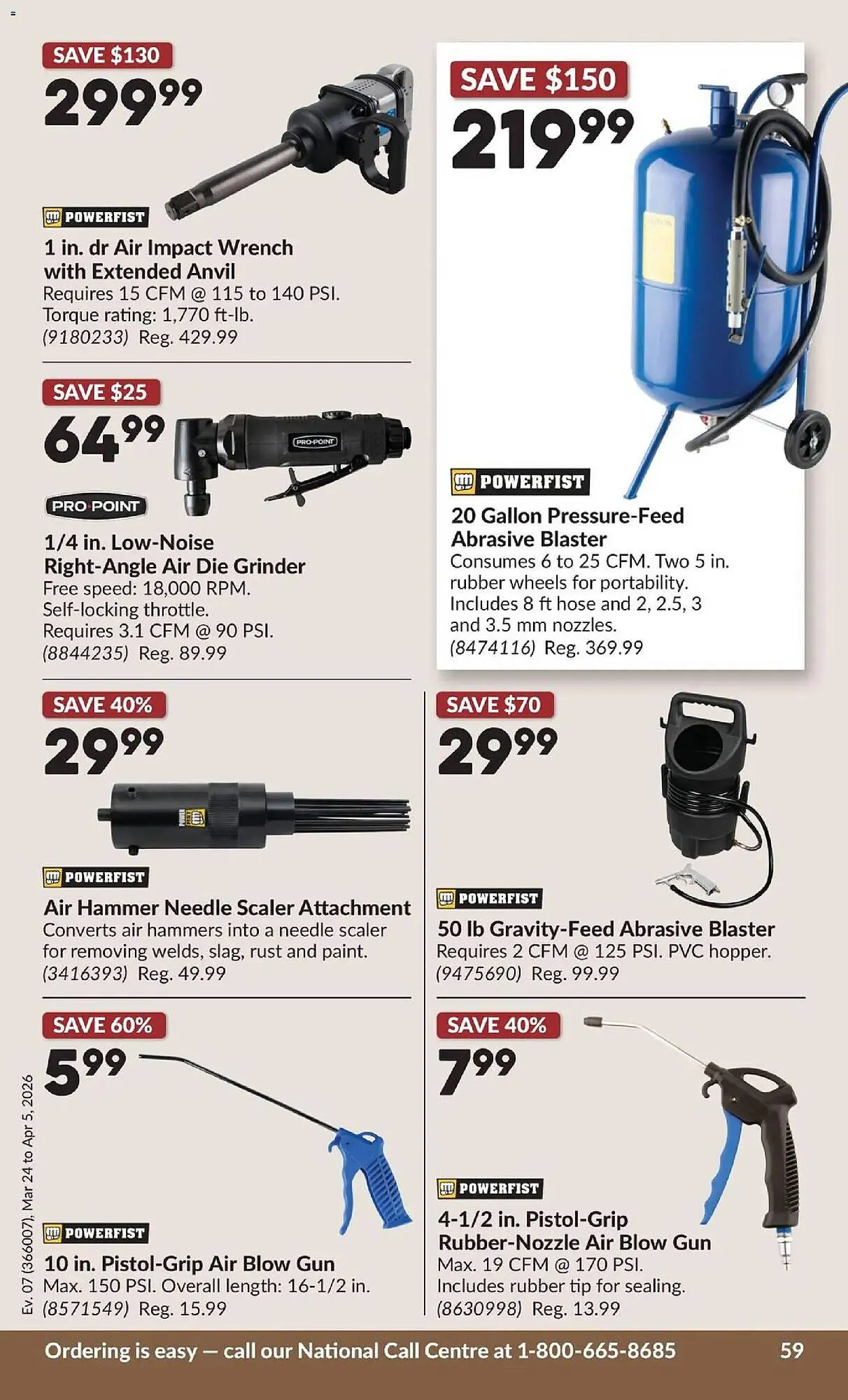 Princess Auto flyer from March 24 to April 6 2026 - flyer page 67