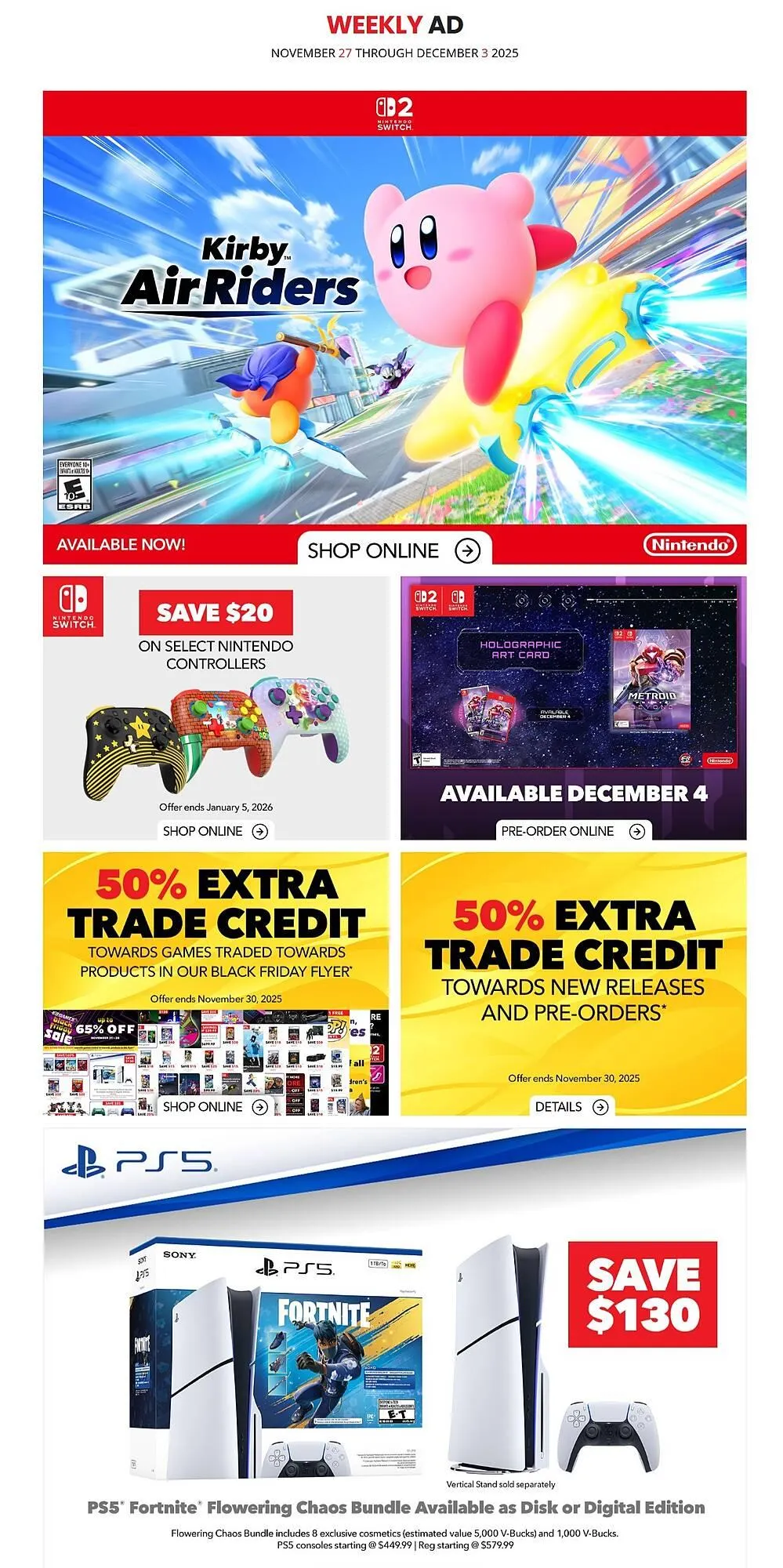 EB Games flyer - 1