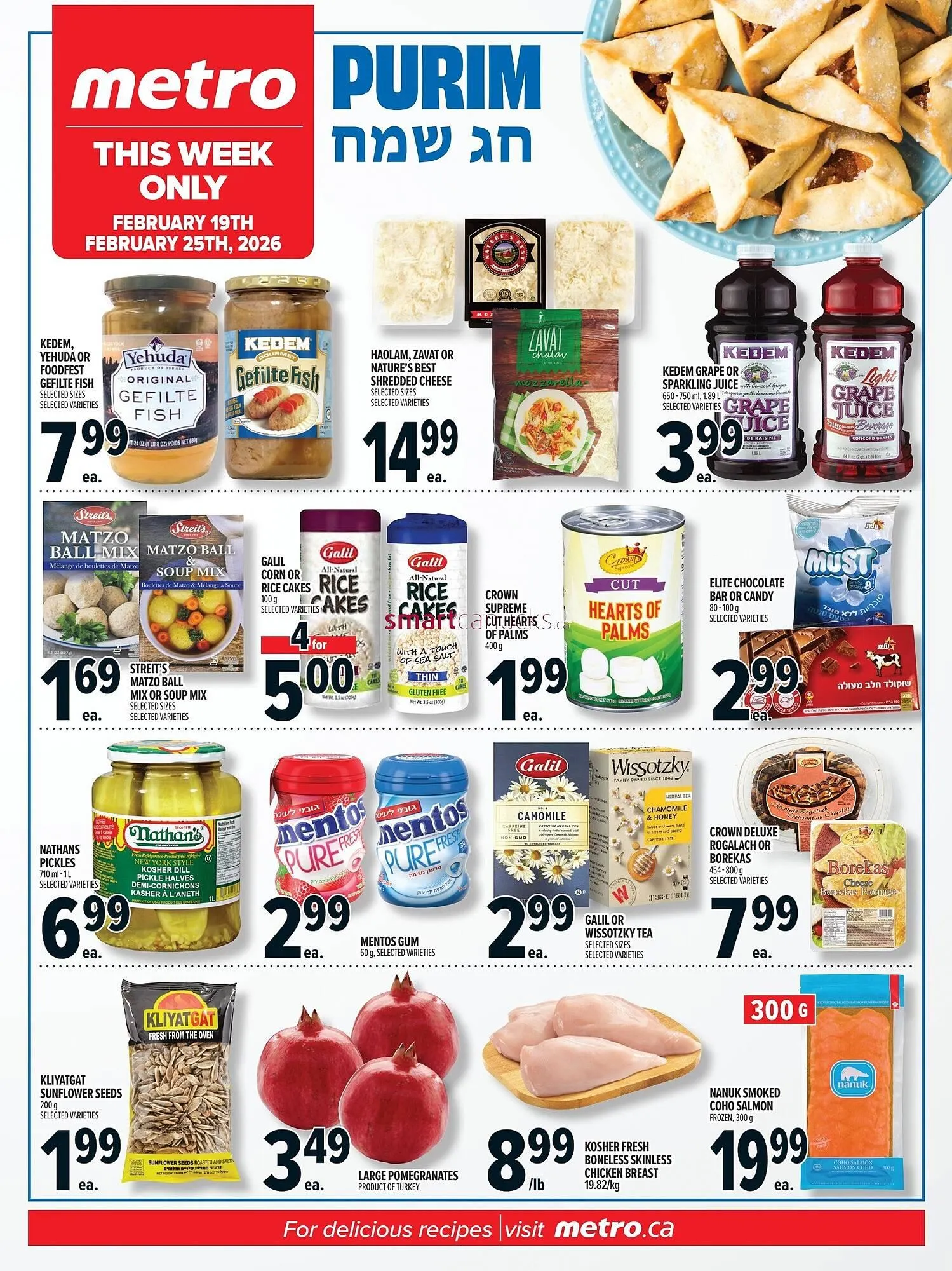 Metro flyer from February 19 to February 25 2026 - flyer page 1