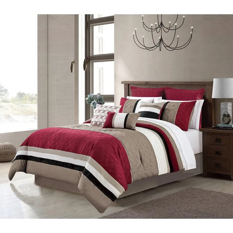 Striped Comforter Set
