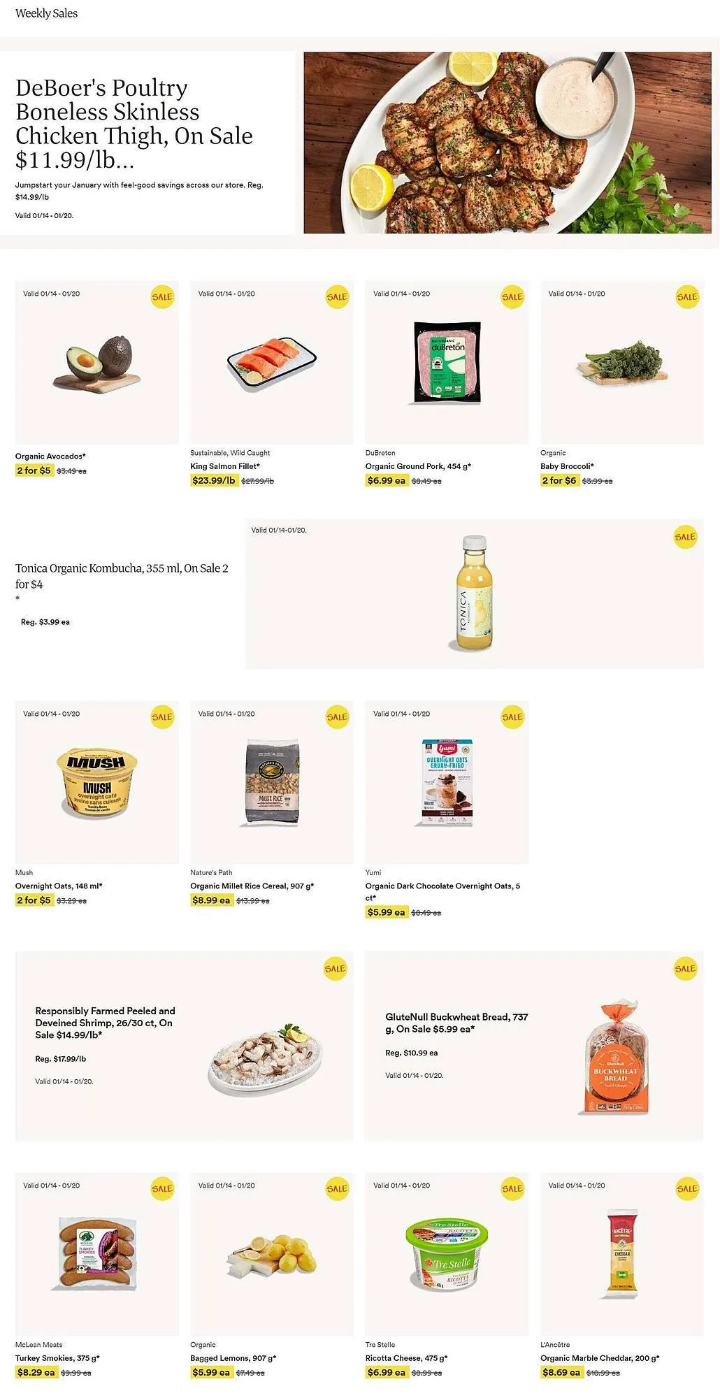 Whole Foods Market flyer from January 15 to January 22 2026 - flyer page 1