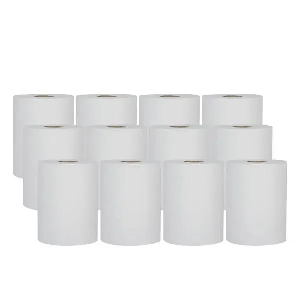 White Swan Single Ply Paper Towel Rolls, 20.3 cm × 152.4 m, 12-pack